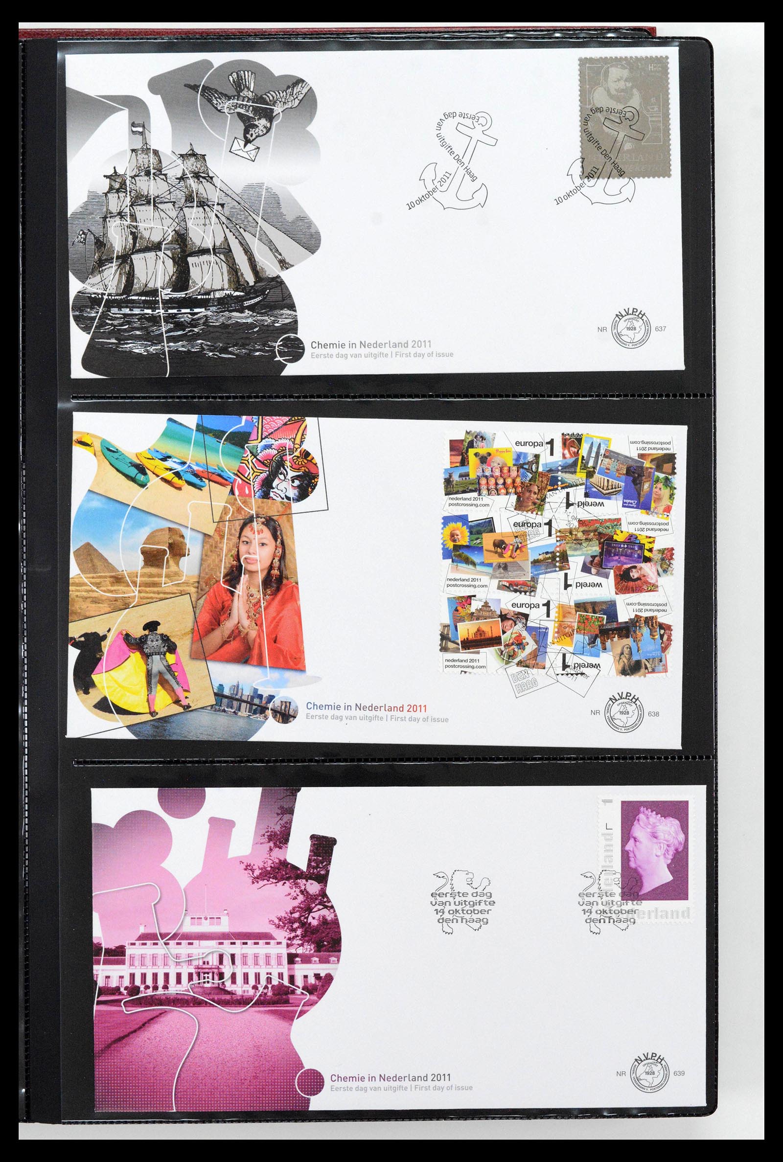 38994 0091 - Stamp collection 38994 Netherlands FDC's 2001-december 2023!