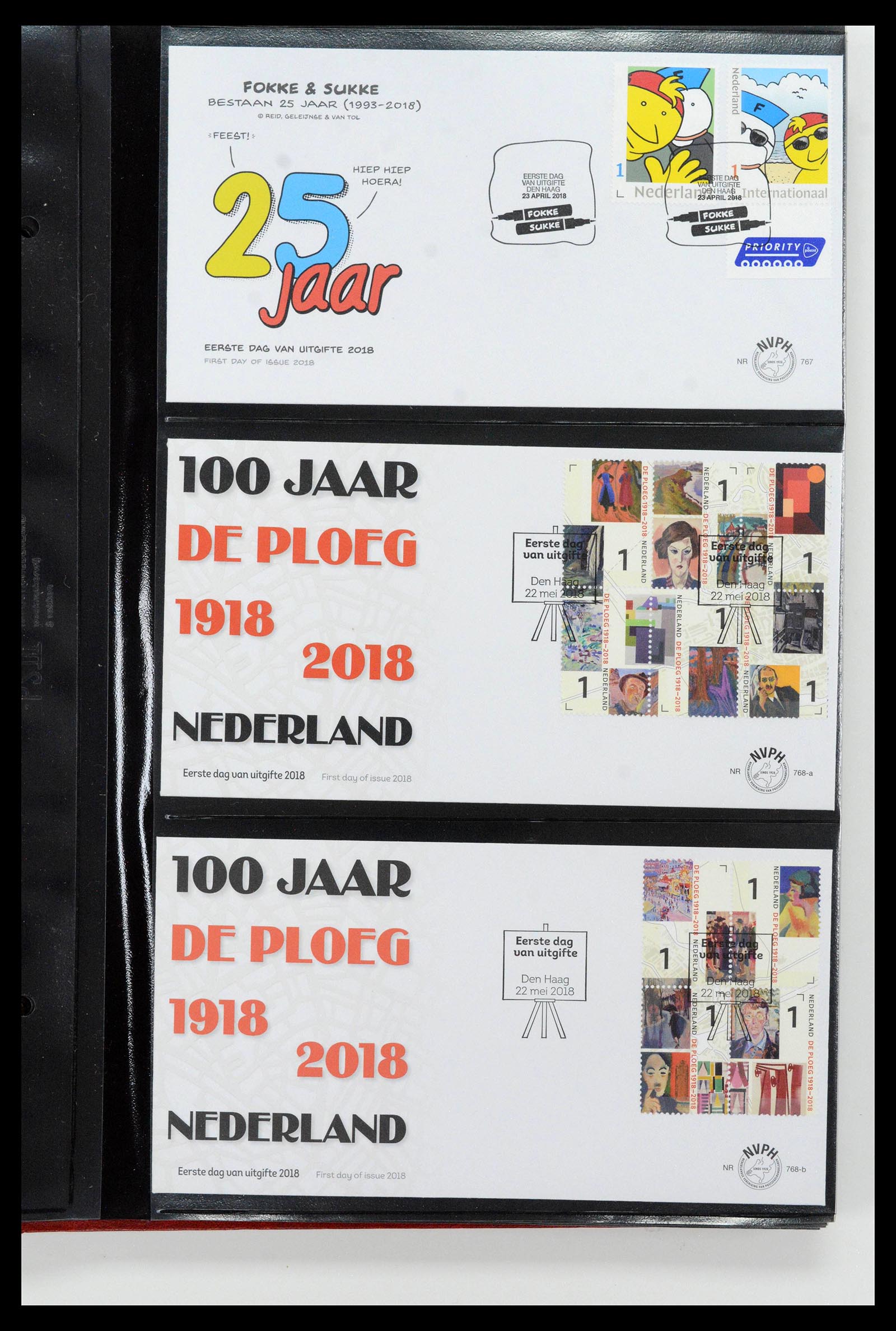 38994 0151 - Postzegelverzameling 38994 Nederland FDC's 2001-december 2023!