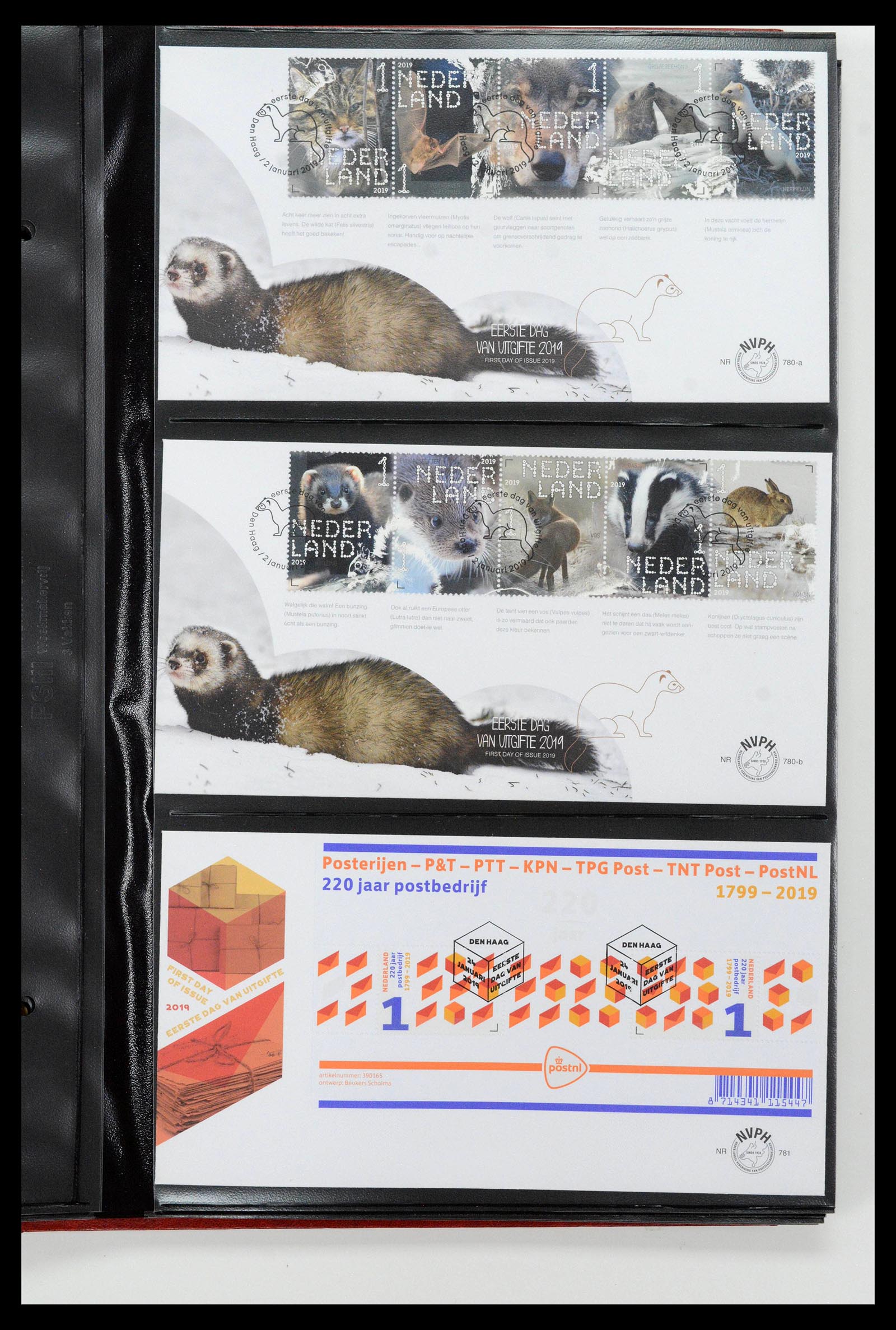 38994 0157 - Postzegelverzameling 38994 Nederland FDC's 2001-december 2023!