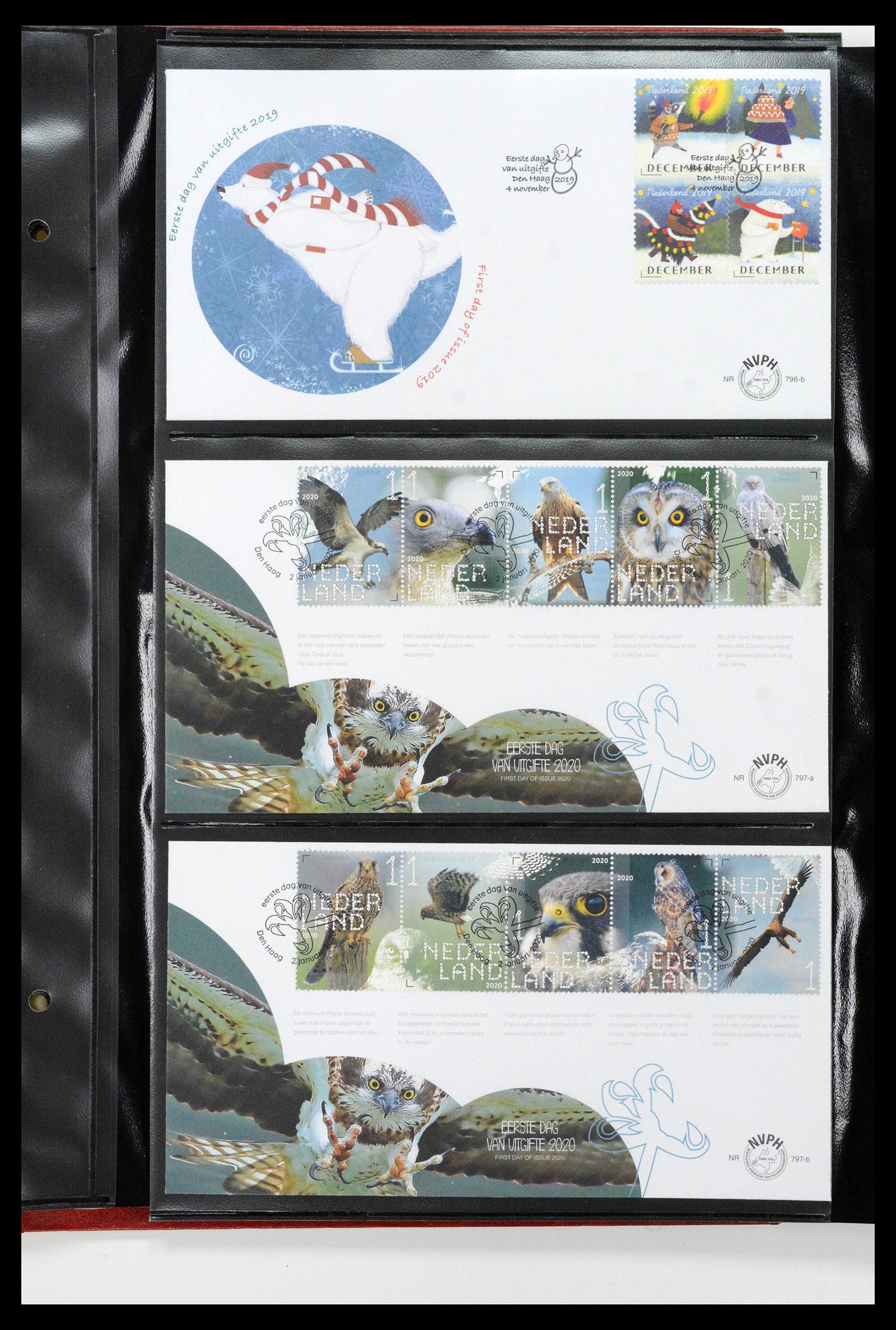 38994 0164 - Postzegelverzameling 38994 Nederland FDC's 2001-december 2023!