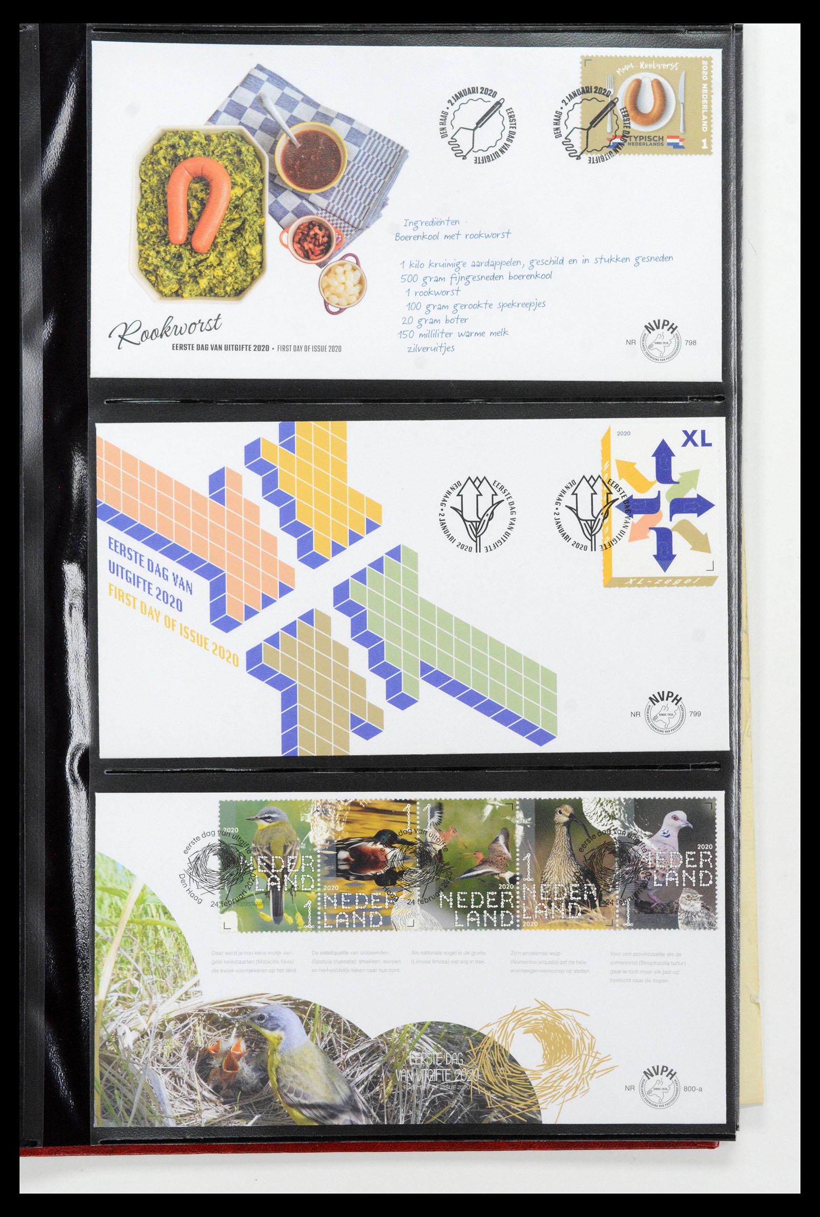 38994 0165 - Postzegelverzameling 38994 Nederland FDC's 2001-december 2023!