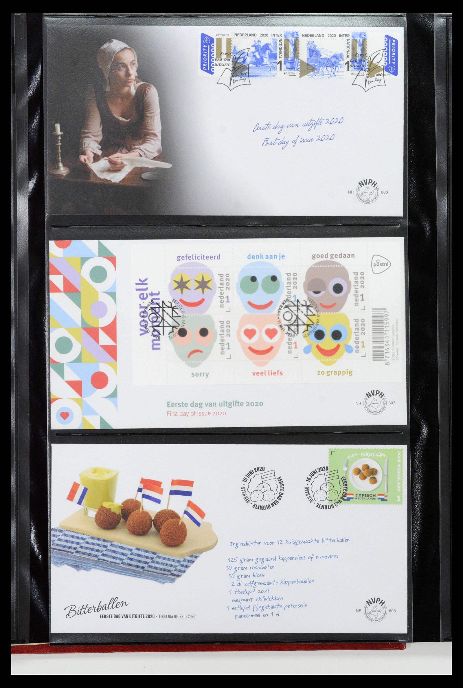 38994 0168 - Stamp collection 38994 Netherlands FDC's 2001-december 2023!
