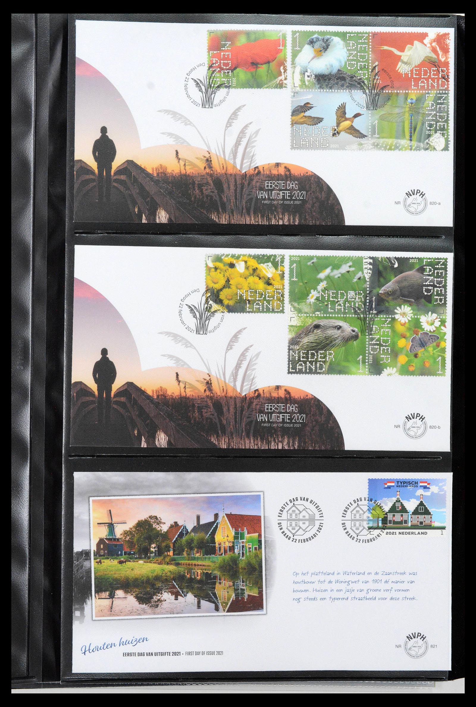 38994 0174 - Stamp collection 38994 Netherlands FDC's 2001-december 2023!