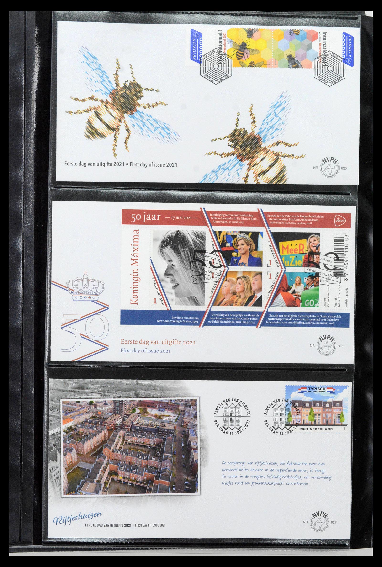 38994 0176 - Stamp collection 38994 Netherlands FDC's 2001-december 2023!