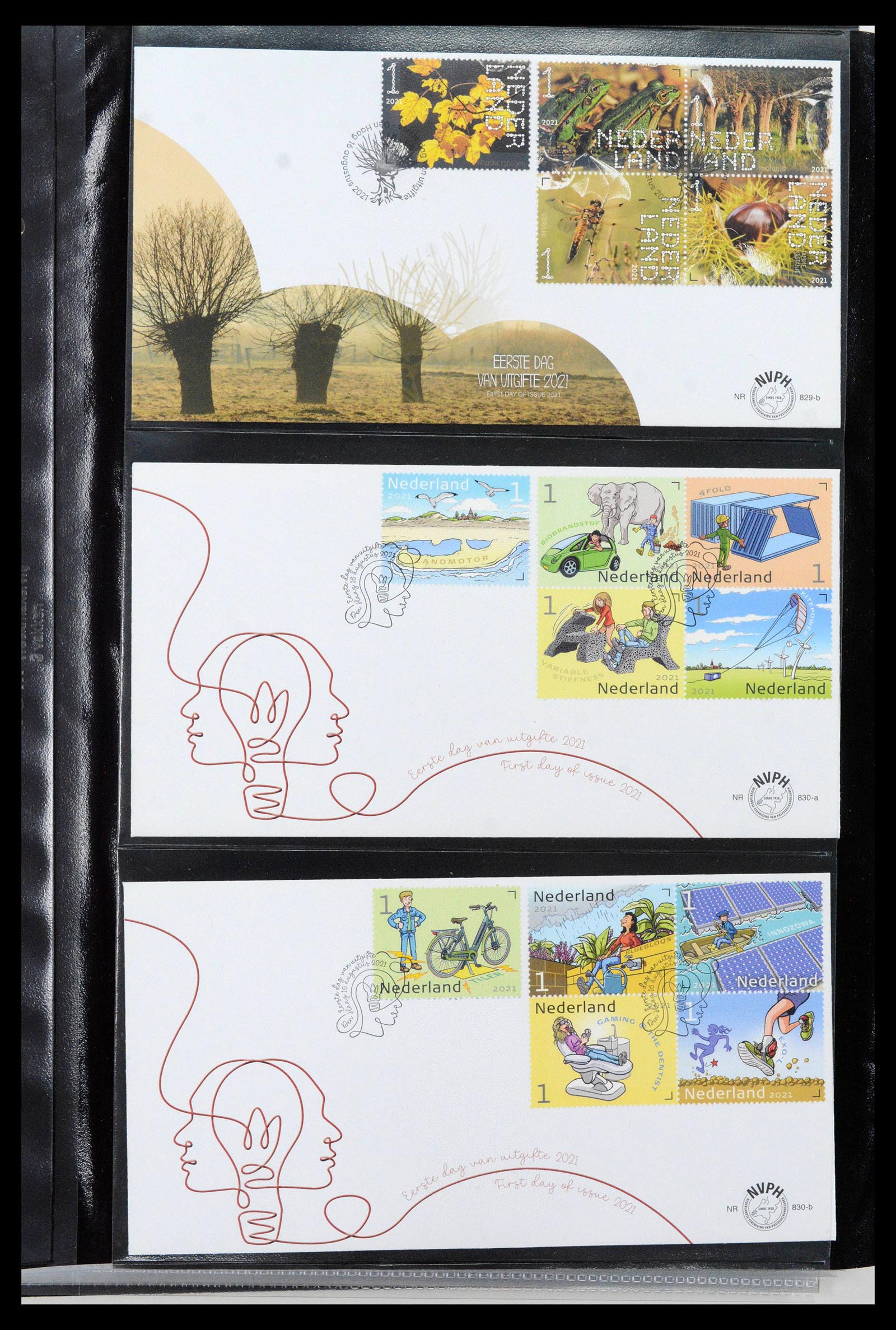38994 0178 - Postzegelverzameling 38994 Nederland FDC's 2001-december 2023!
