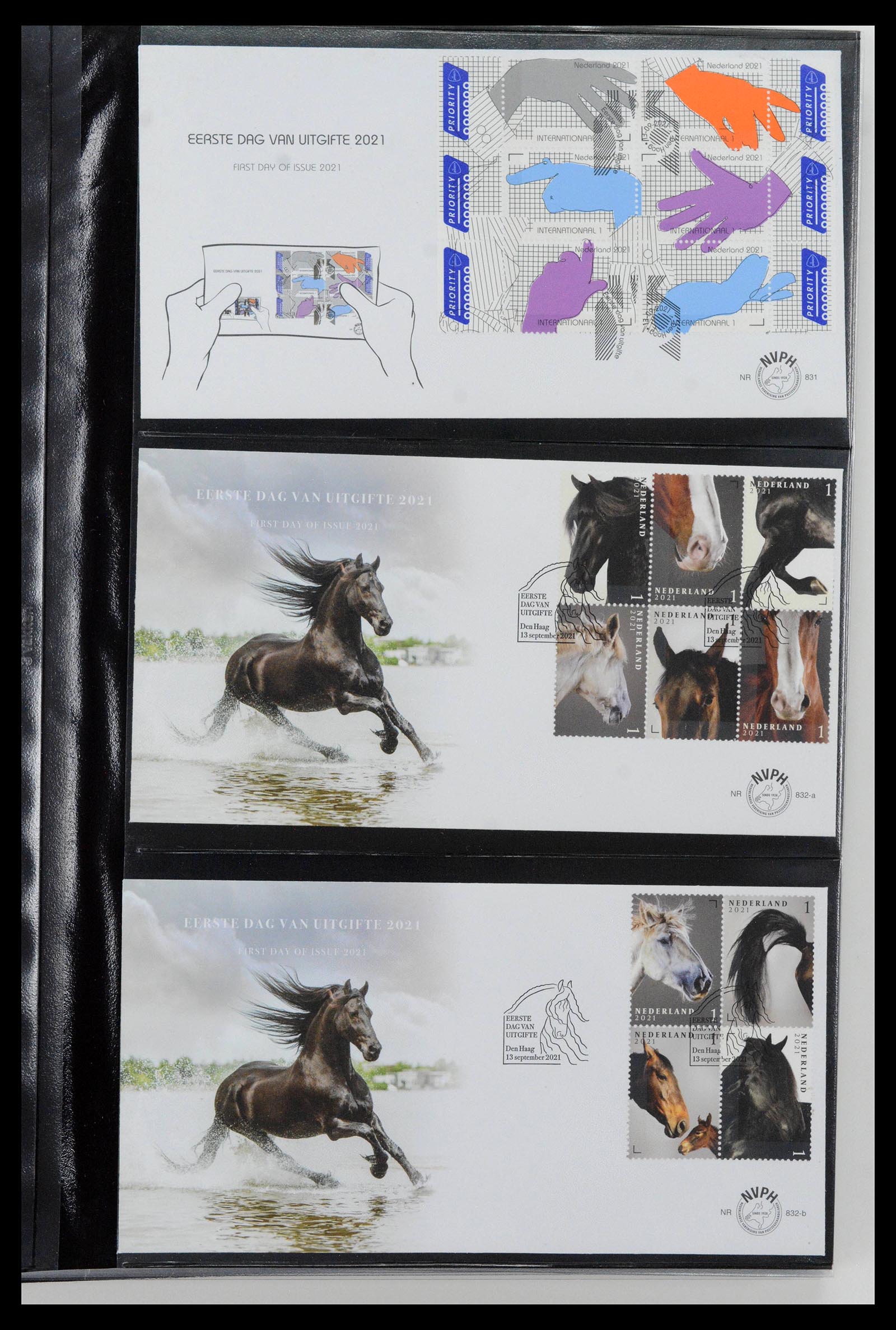 38994 0179 - Stamp collection 38994 Netherlands FDC's 2001-december 2023!