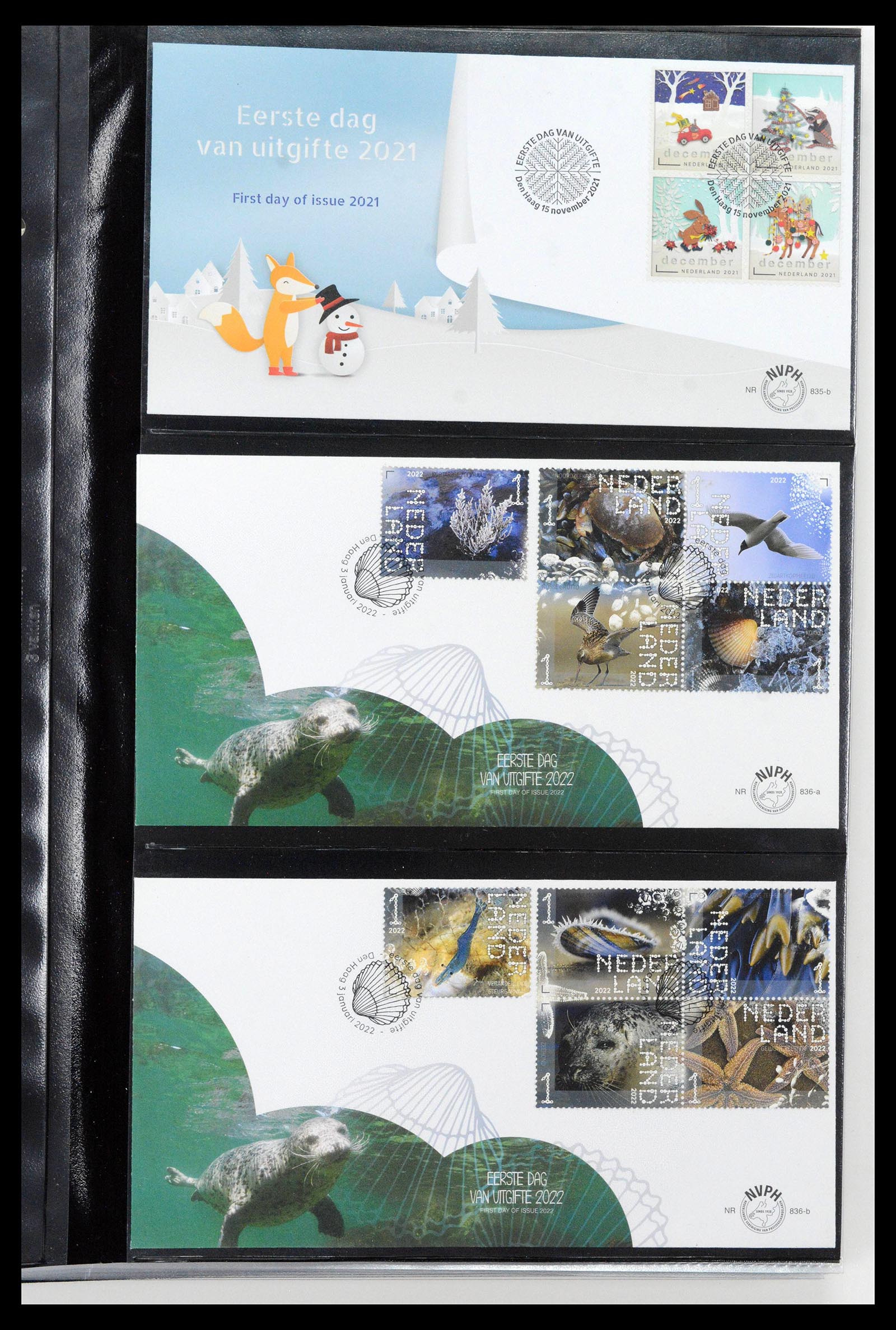 38994 0181 - Stamp collection 38994 Netherlands FDC's 2001-december 2023!