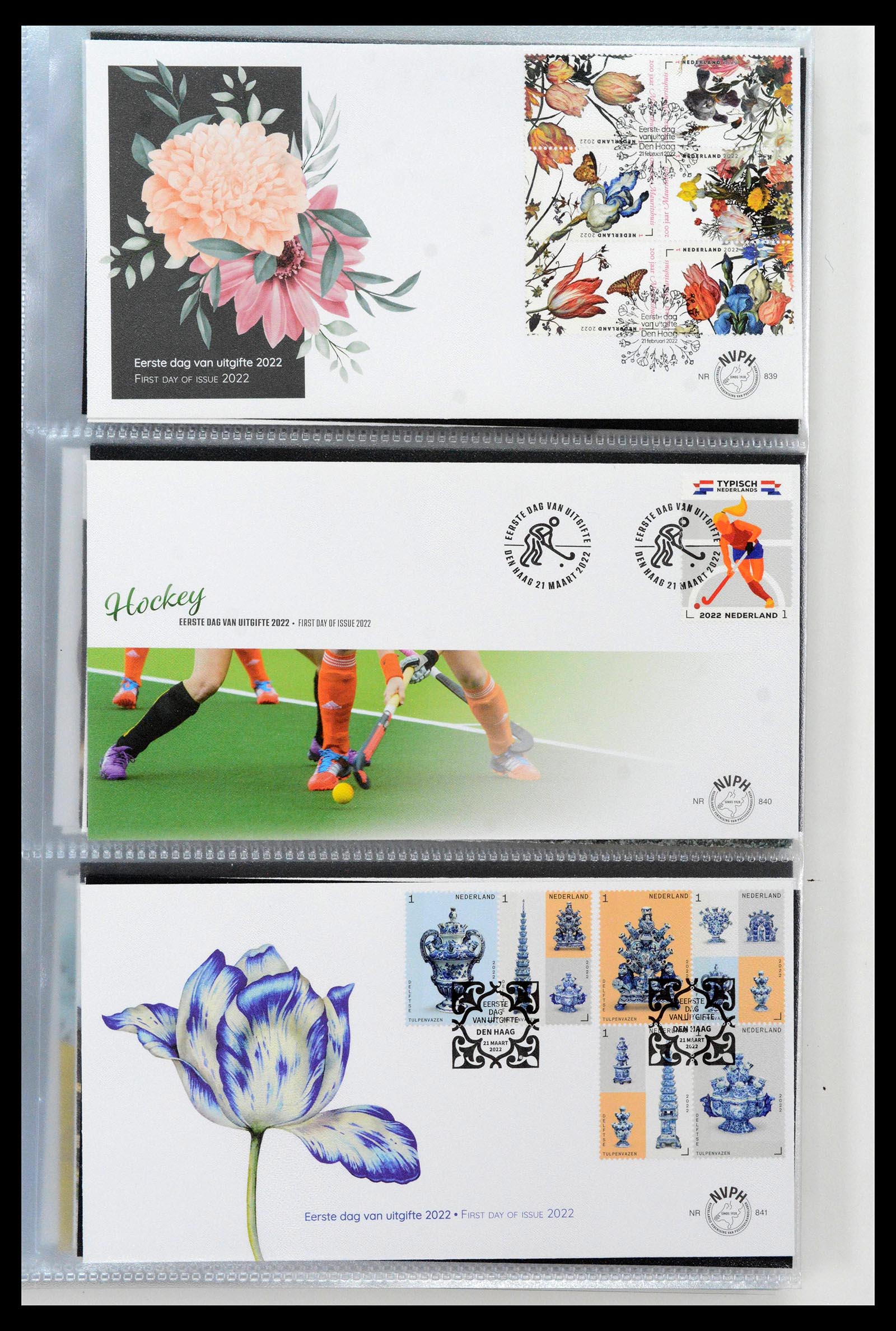 38994 0183 - Postzegelverzameling 38994 Nederland FDC's 2001-december 2023!