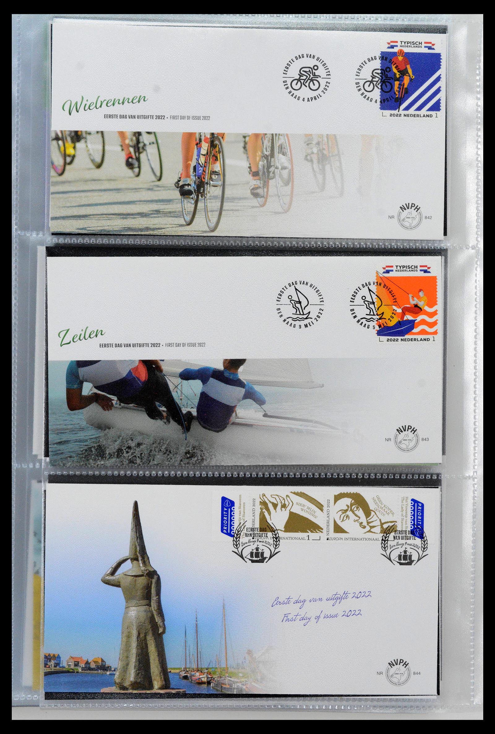 38994 0184 - Stamp collection 38994 Netherlands FDC's 2001-december 2023!