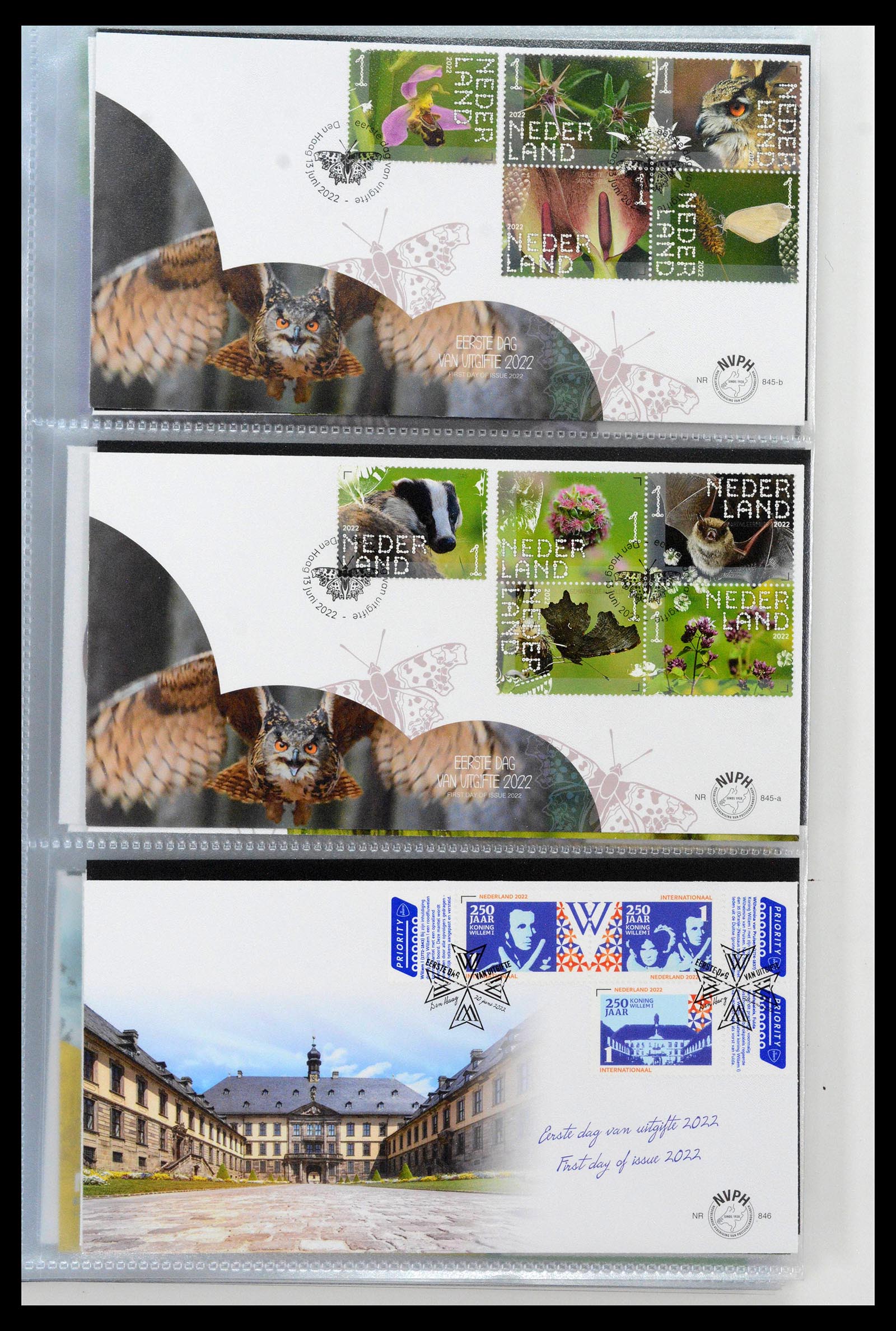 38994 0185 - Stamp collection 38994 Netherlands FDC's 2001-december 2023!
