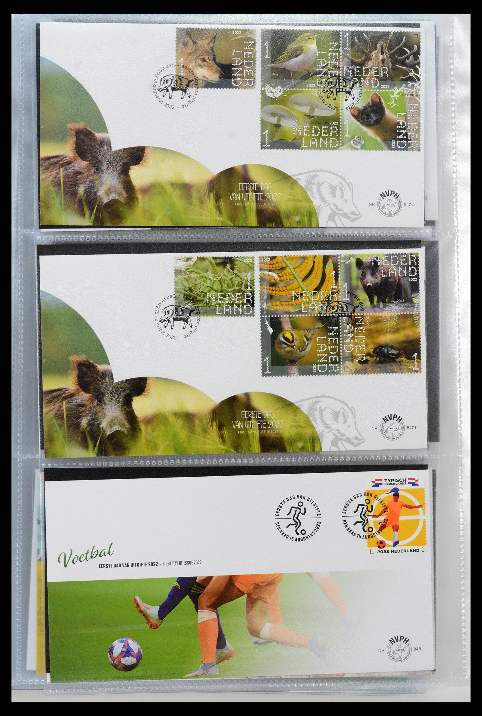 38994 0186 - Postzegelverzameling 38994 Nederland FDC's 2001-december 2023!