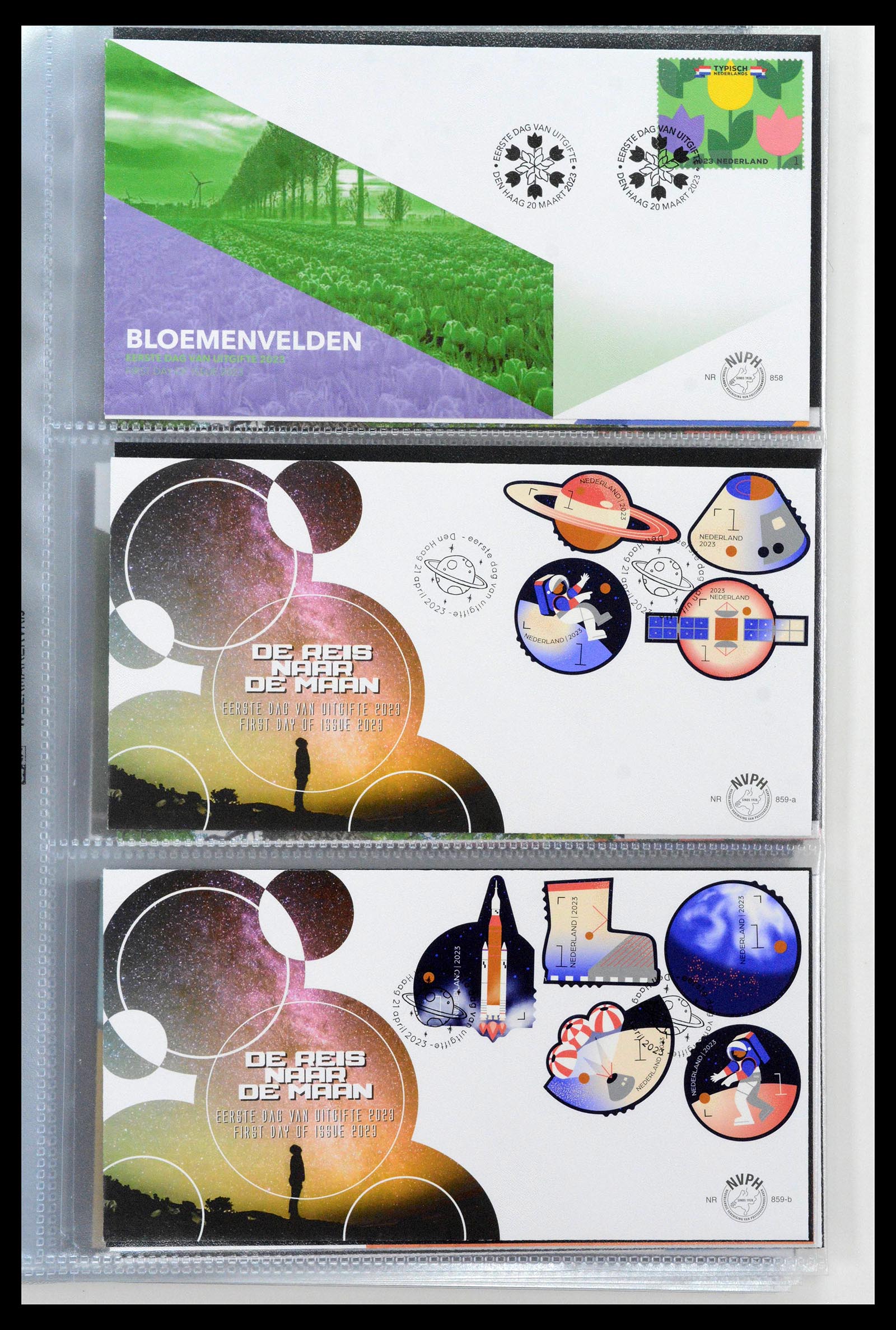 38994 0191 - Postzegelverzameling 38994 Nederland FDC's 2001-december 2023!