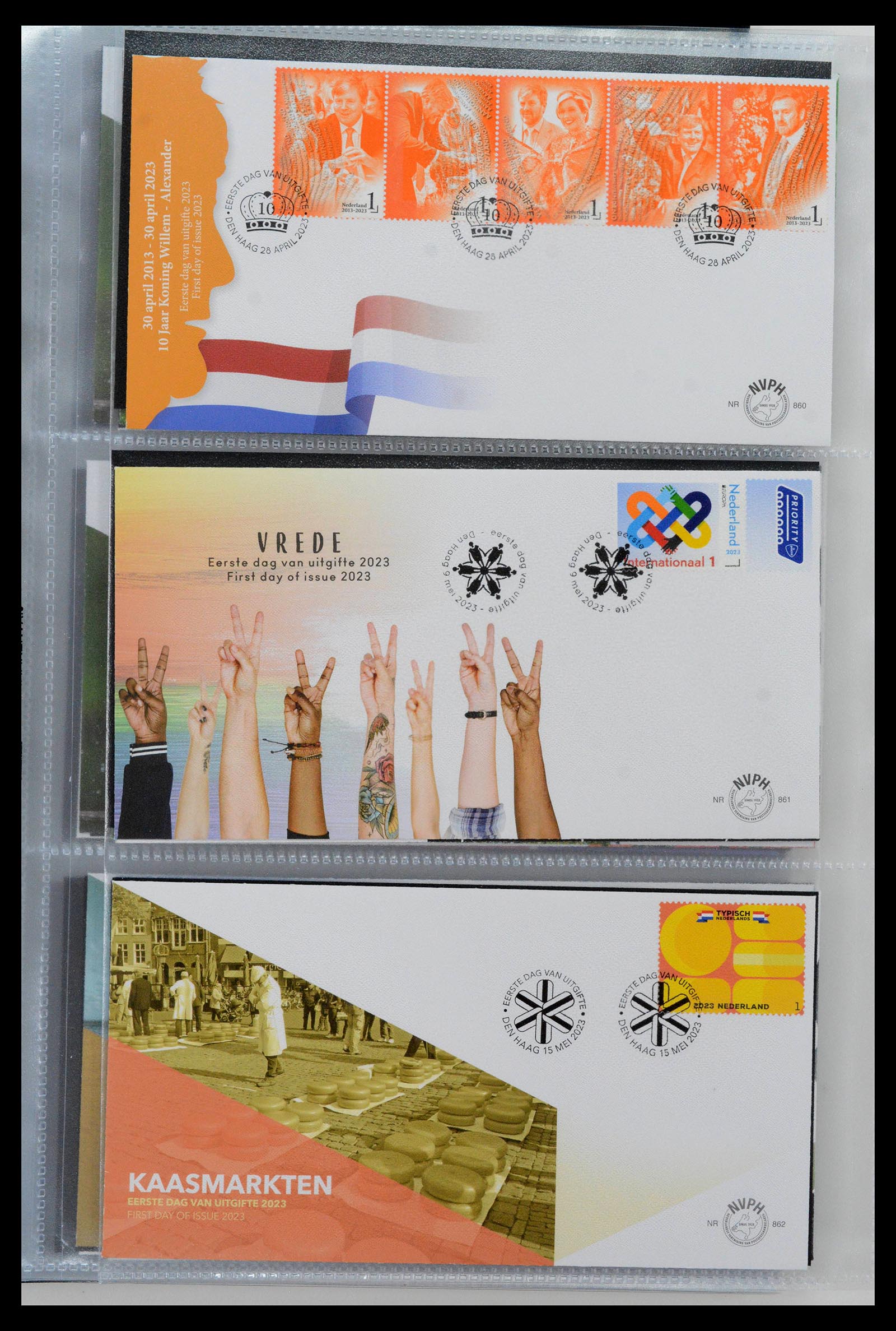 38994 0192 - Stamp collection 38994 Netherlands FDC's 2001-december 2023!