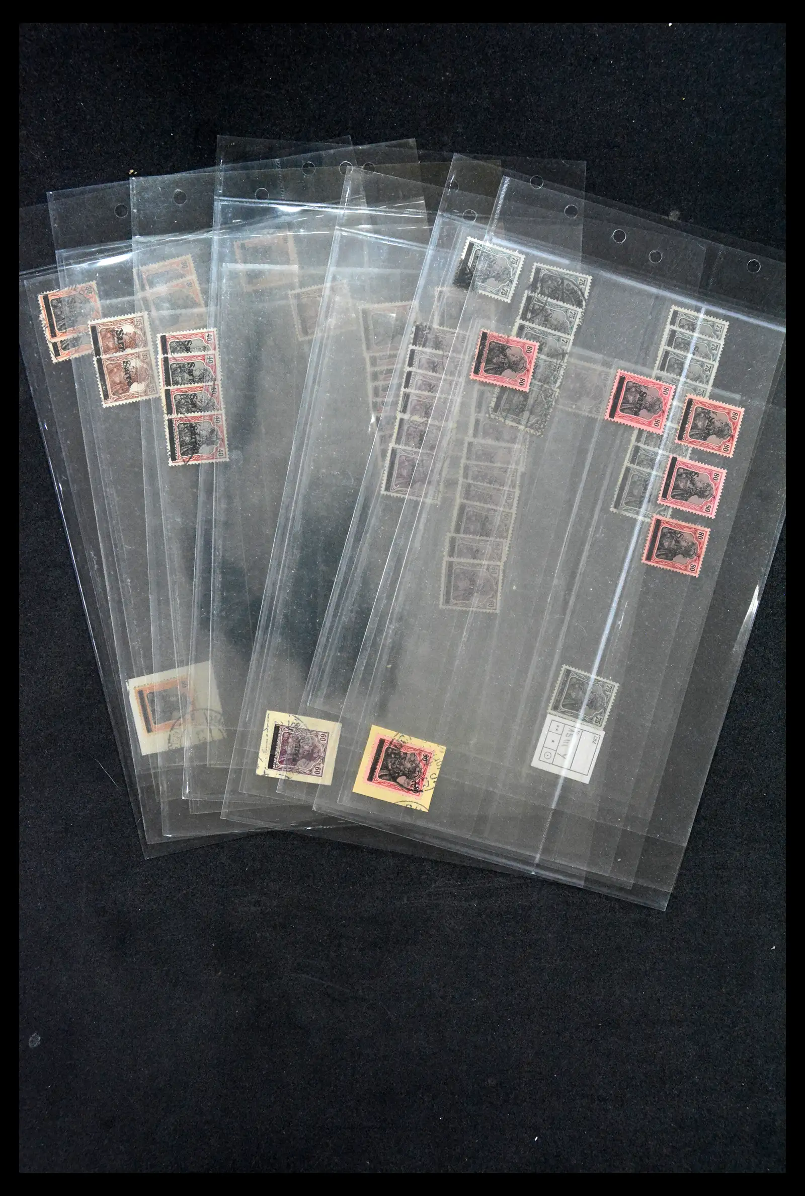 38995 0006 - Postzegelverzameling 38995 Saar stempels 1870-1980.