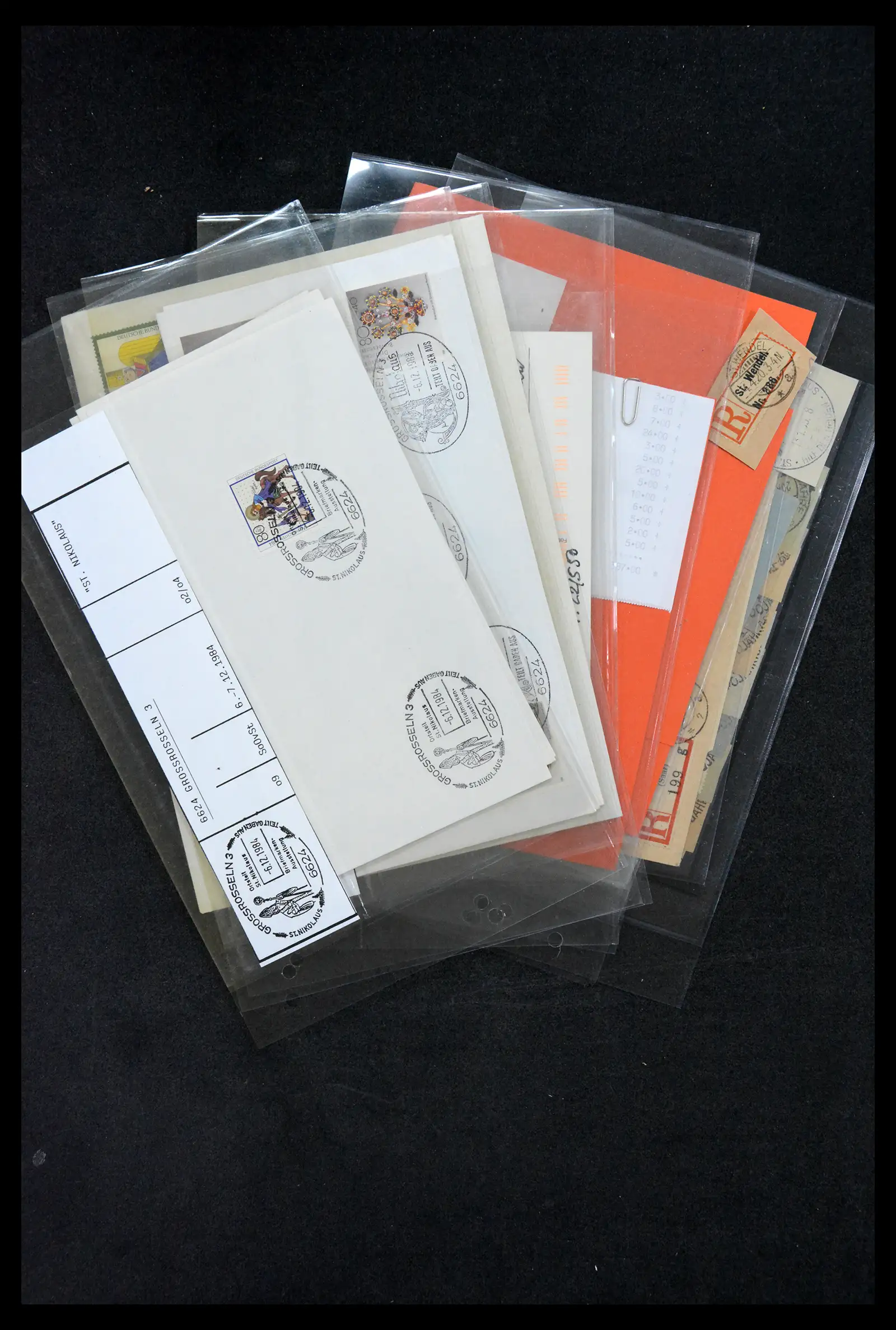 38995 0025 - Stamp collection 38995 Saarland cancellations 1870-1980.