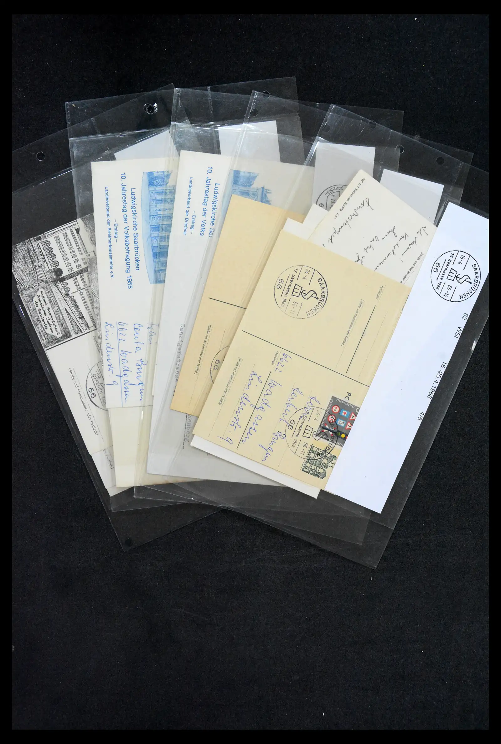 38995 0029 - Stamp collection 38995 Saarland cancellations 1870-1980.