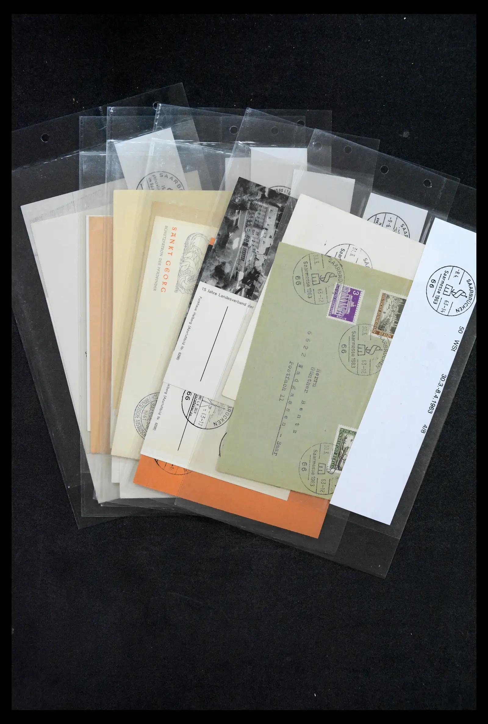 38995 0031 - Stamp collection 38995 Saarland cancellations 1870-1980.