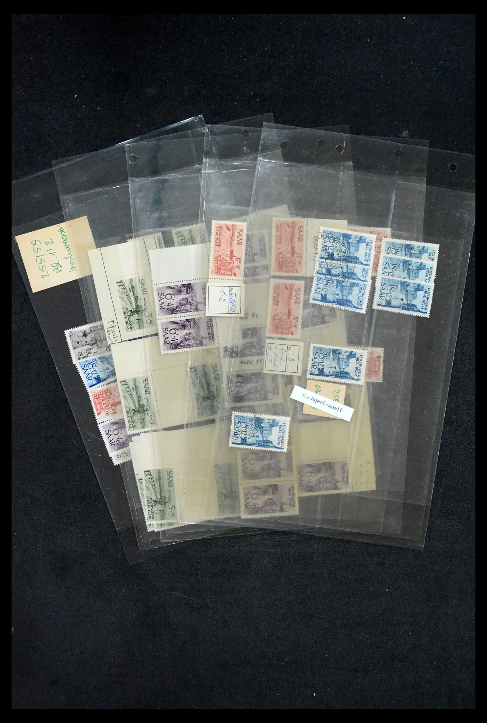 38995 0036 - Stamp collection 38995 Saarland cancellations 1870-1980.