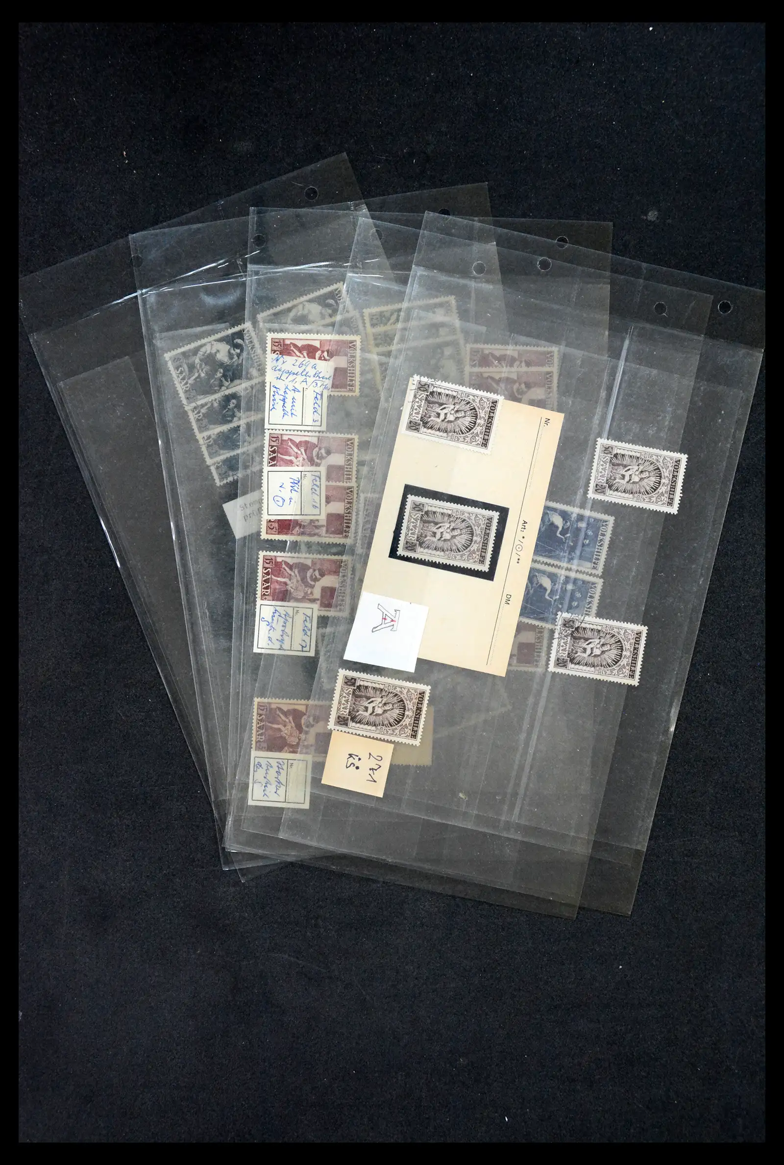 38995 0039 - Stamp collection 38995 Saarland cancellations 1870-1980.