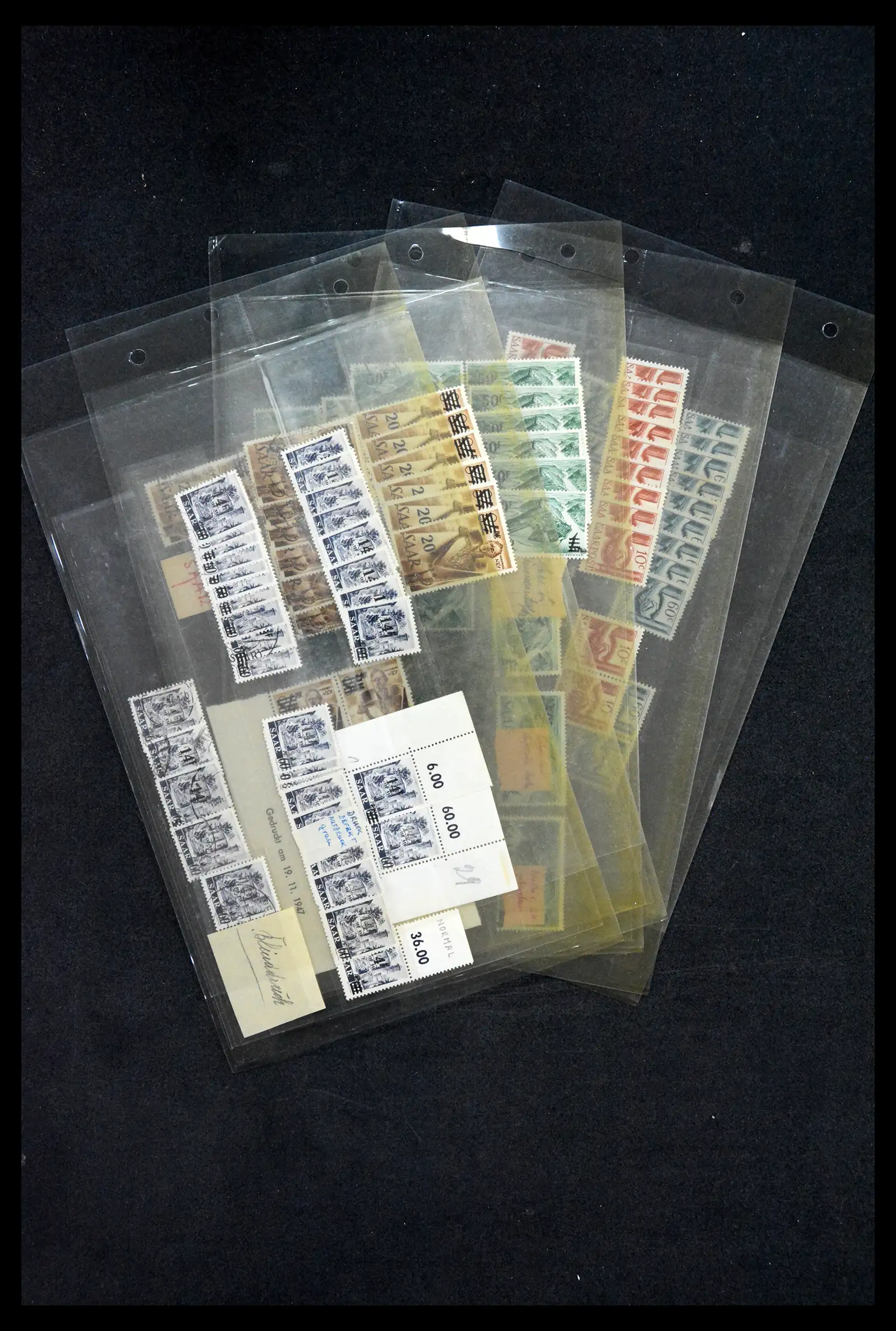 38995 0041 - Stamp collection 38995 Saarland cancellations 1870-1980.