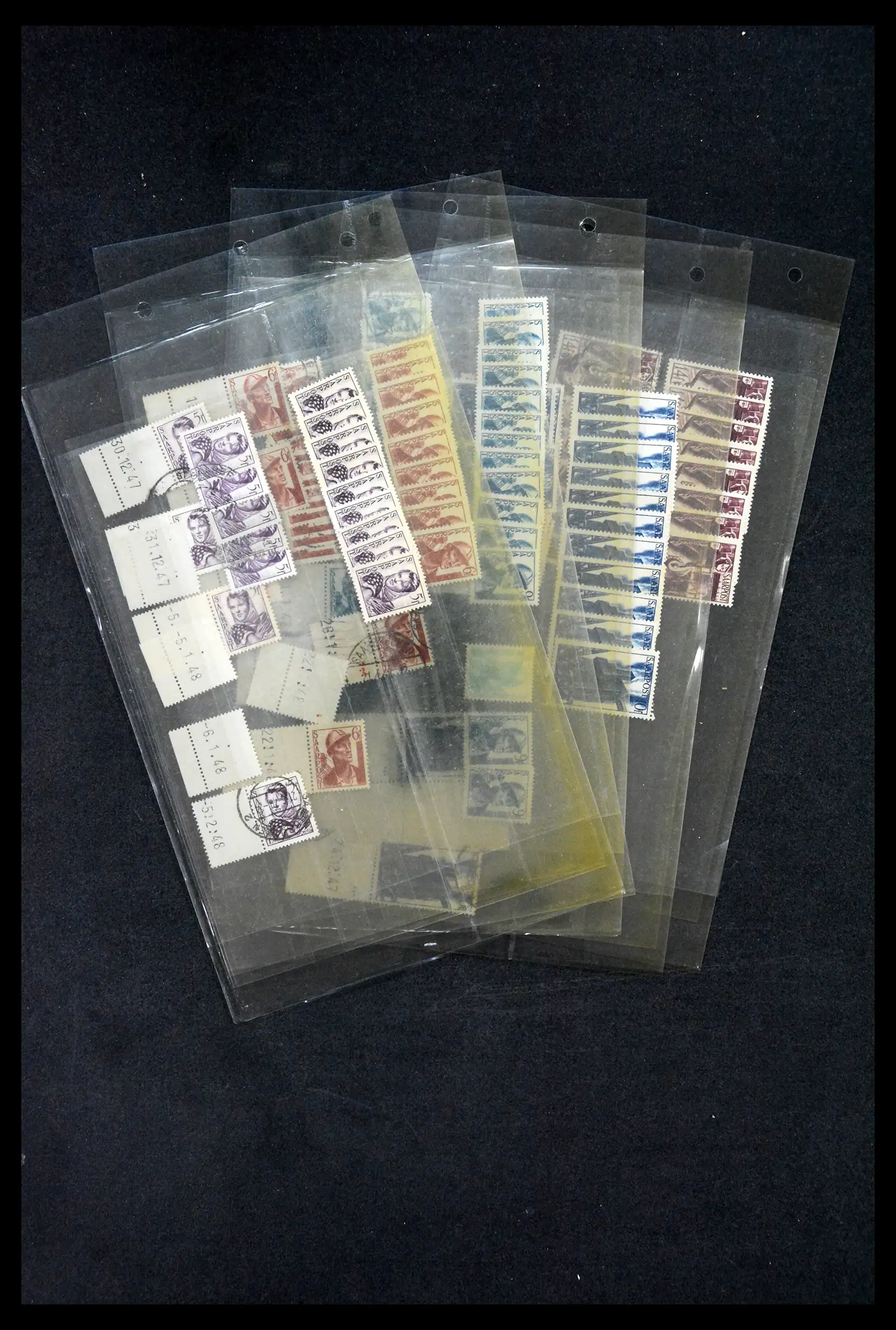 38995 0043 - Stamp collection 38995 Saarland cancellations 1870-1980.