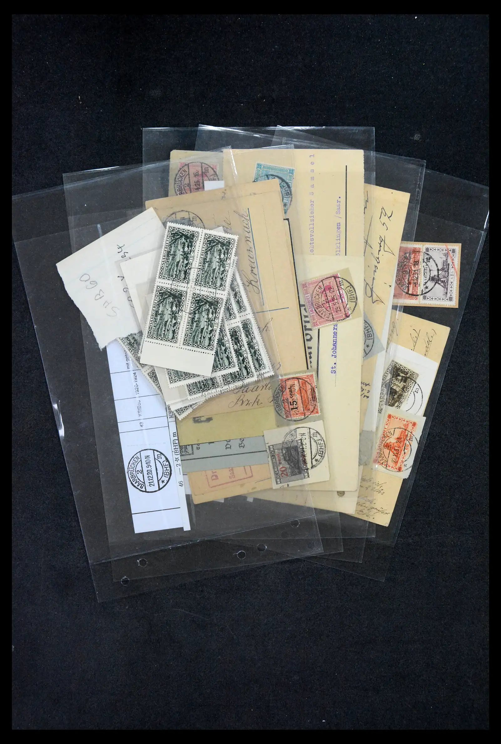 38995 0049 - Stamp collection 38995 Saarland cancellations 1870-1980.