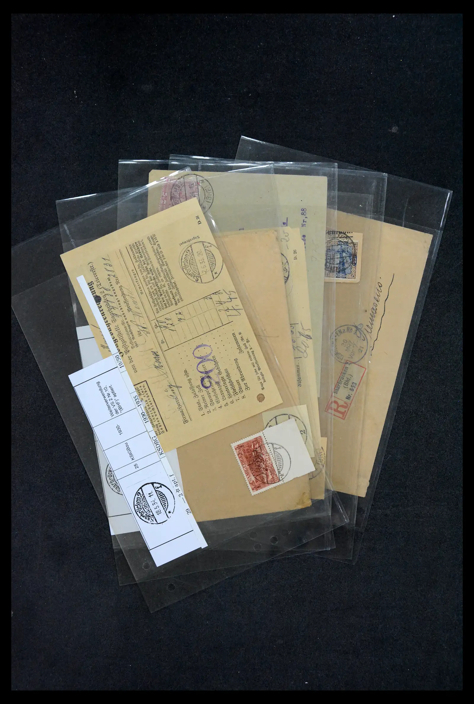 38995 0054 - Stamp collection 38995 Saarland cancellations 1870-1980.