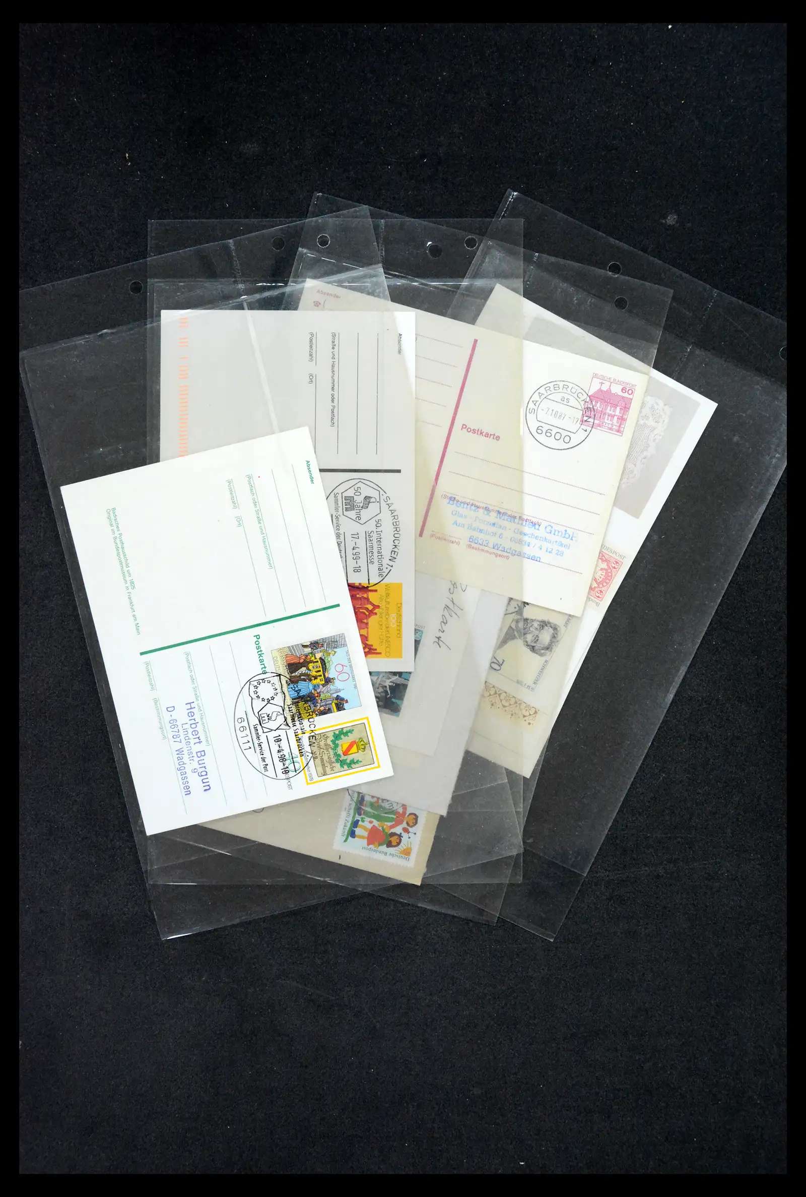 38995 0060 - Stamp collection 38995 Saarland cancellations 1870-1980.