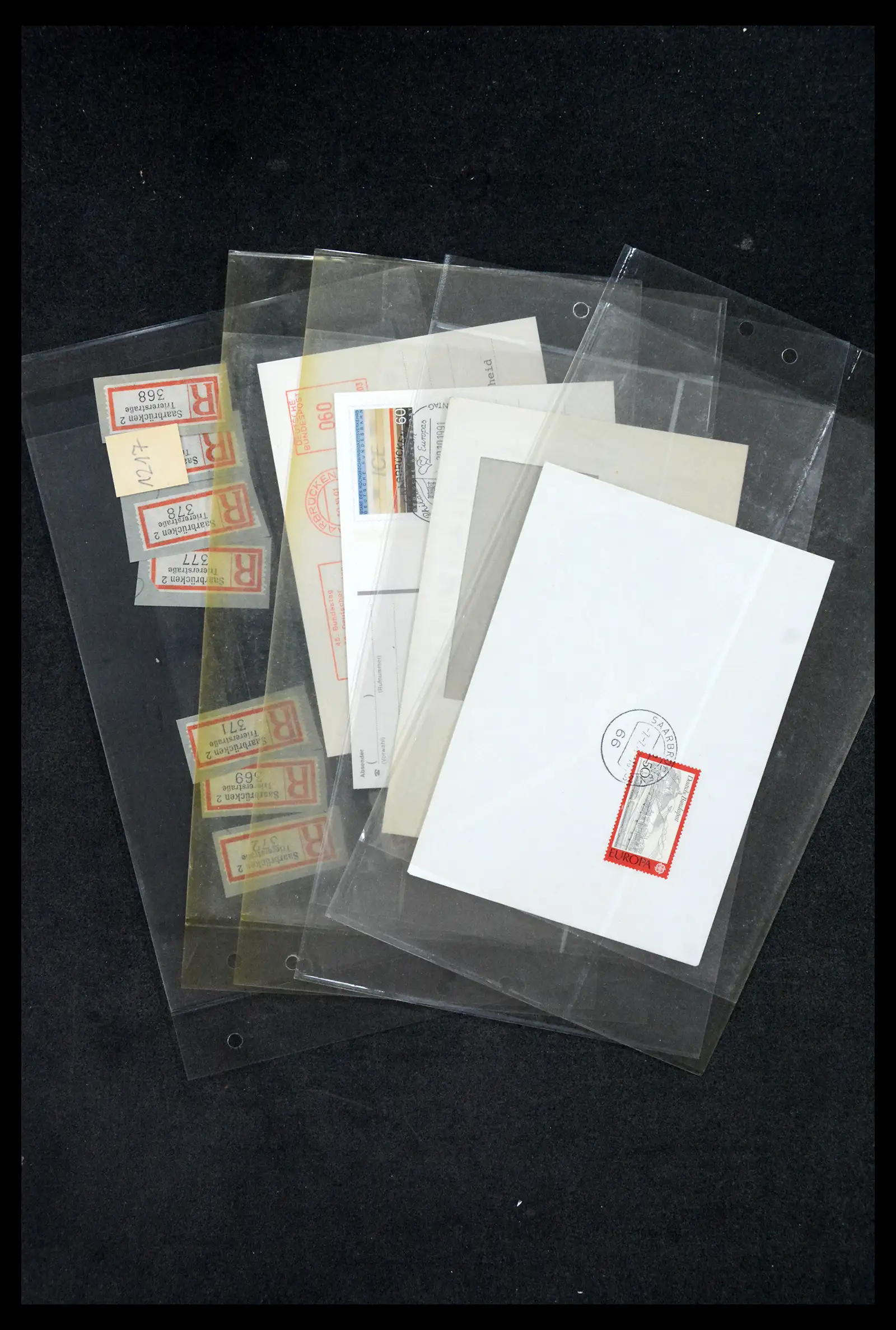 38995 0061 - Stamp collection 38995 Saarland cancellations 1870-1980.