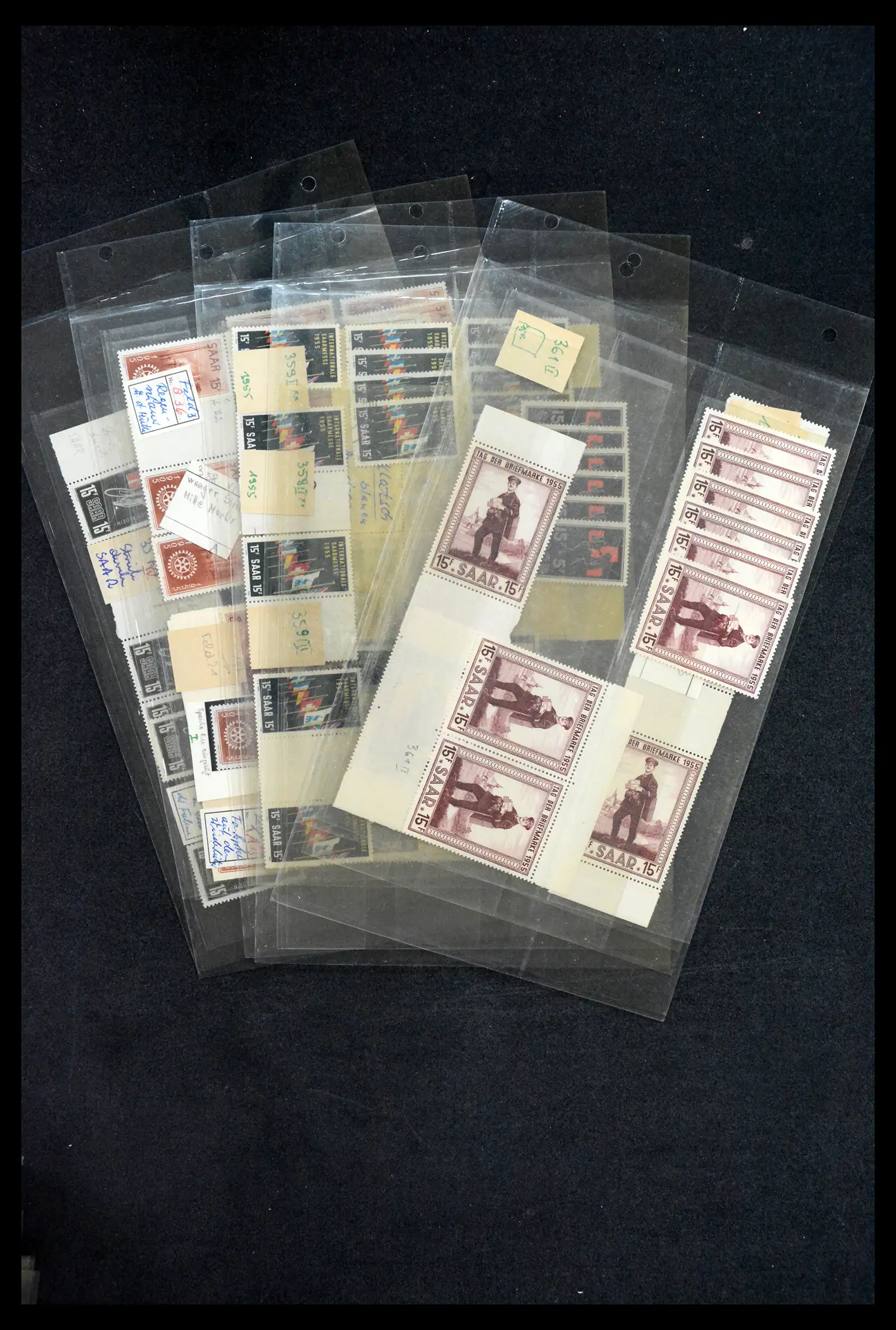 38995 0062 - Stamp collection 38995 Saarland cancellations 1870-1980.