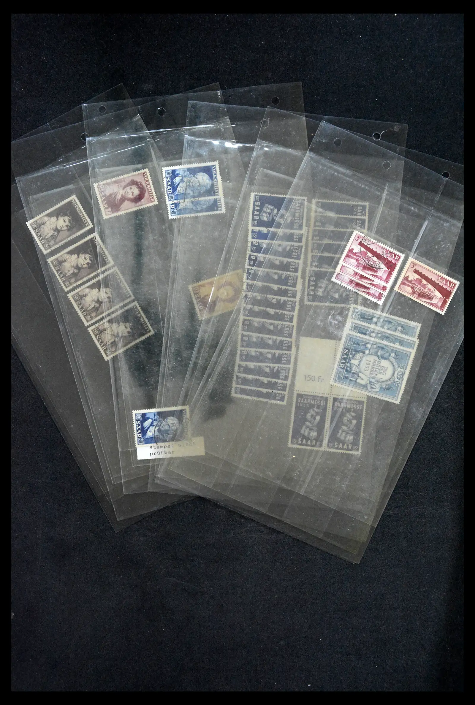 38995 0066 - Stamp collection 38995 Saarland cancellations 1870-1980.
