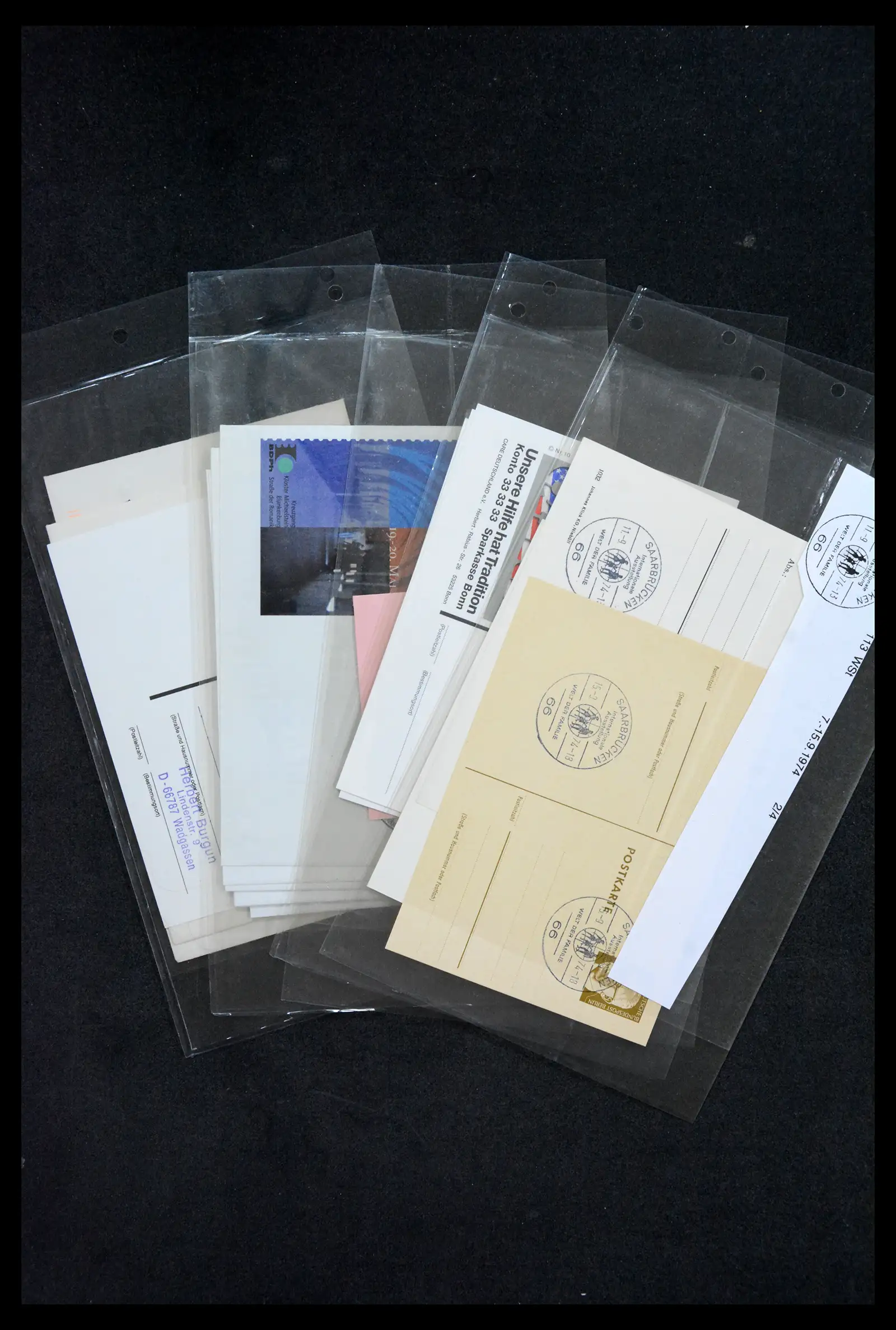 38995 0073 - Stamp collection 38995 Saarland cancellations 1870-1980.