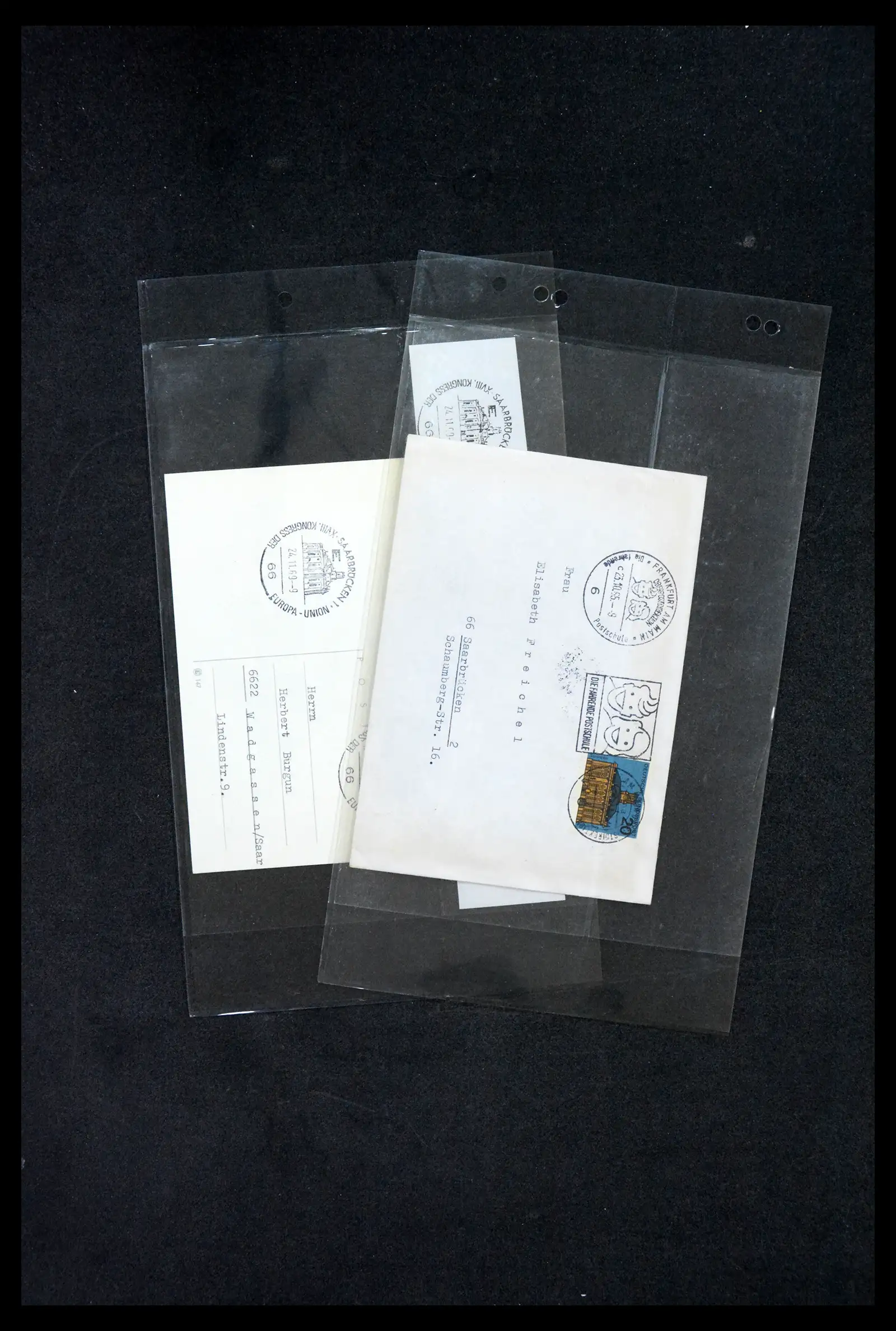 38995 0074 - Stamp collection 38995 Saarland cancellations 1870-1980.