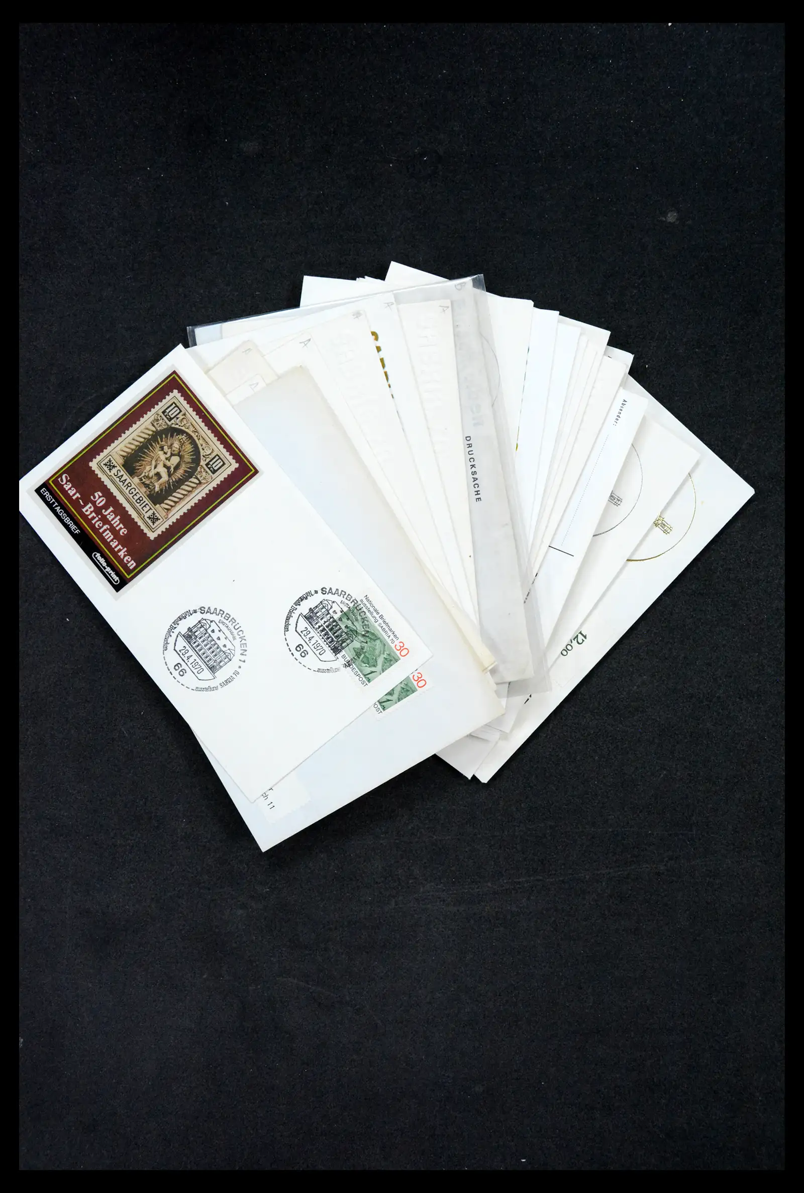 38995 0075 - Stamp collection 38995 Saarland cancellations 1870-1980.