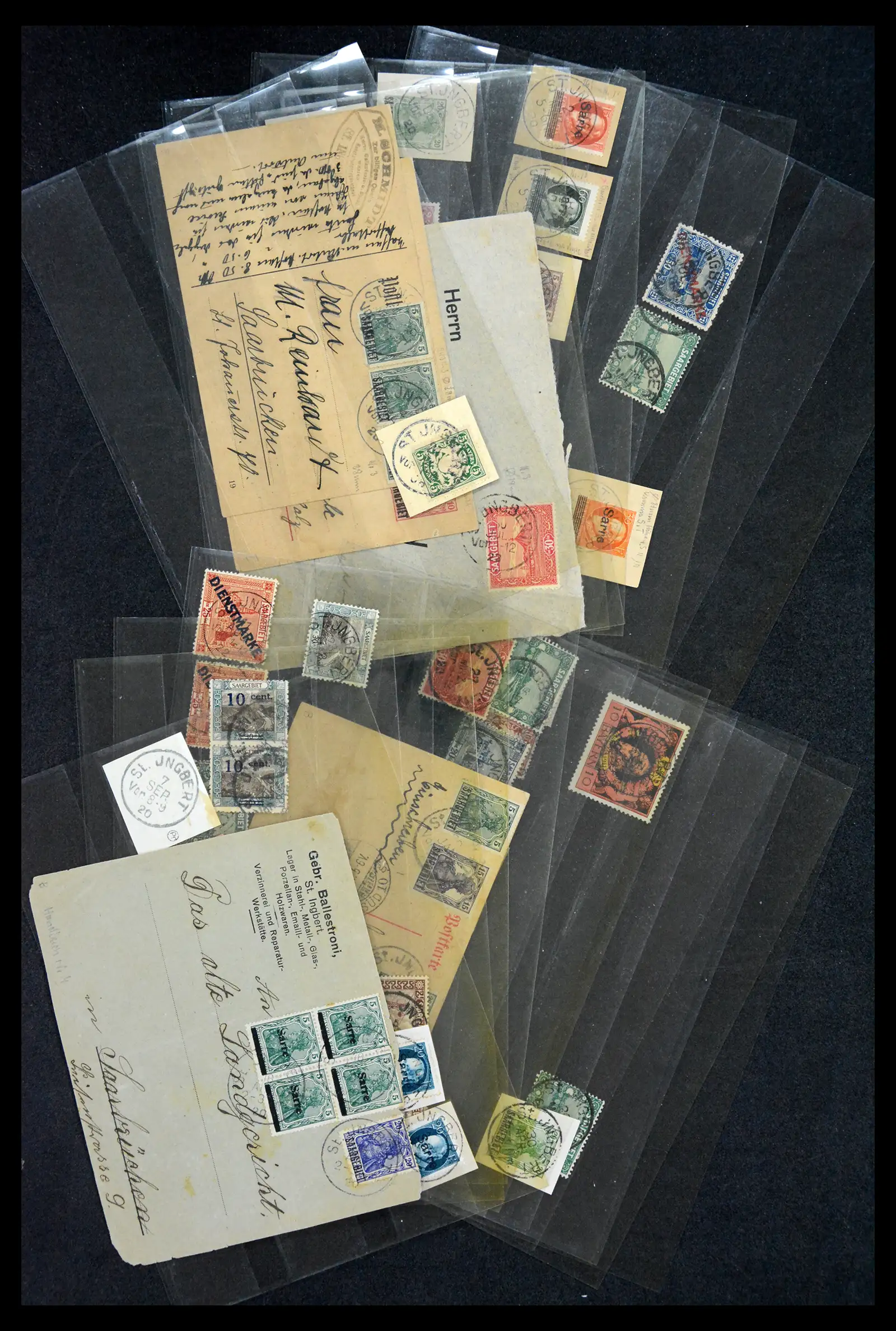 38995 0078 - Stamp collection 38995 Saarland cancellations 1870-1980.