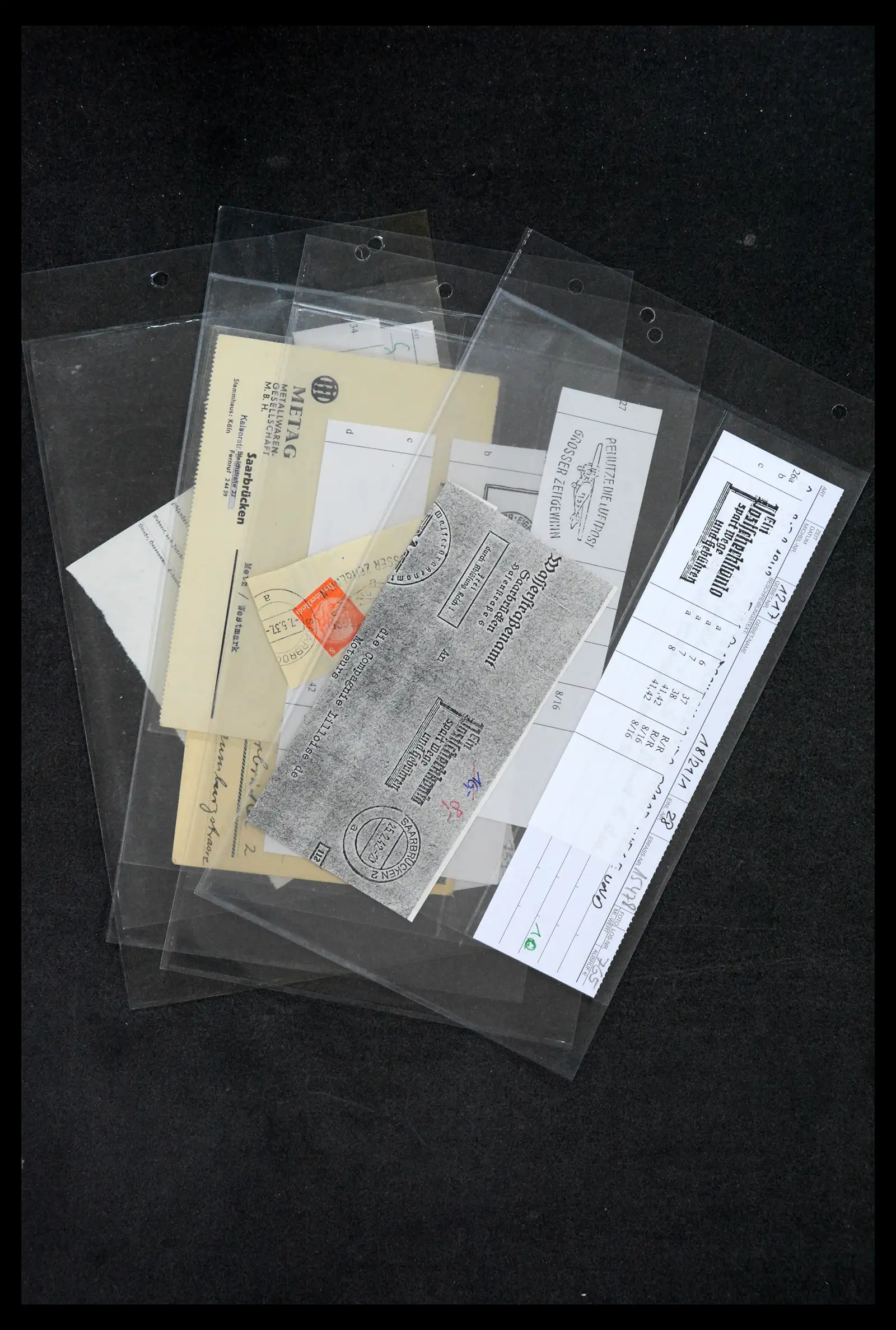 38995 0089 - Stamp collection 38995 Saarland cancellations 1870-1980.