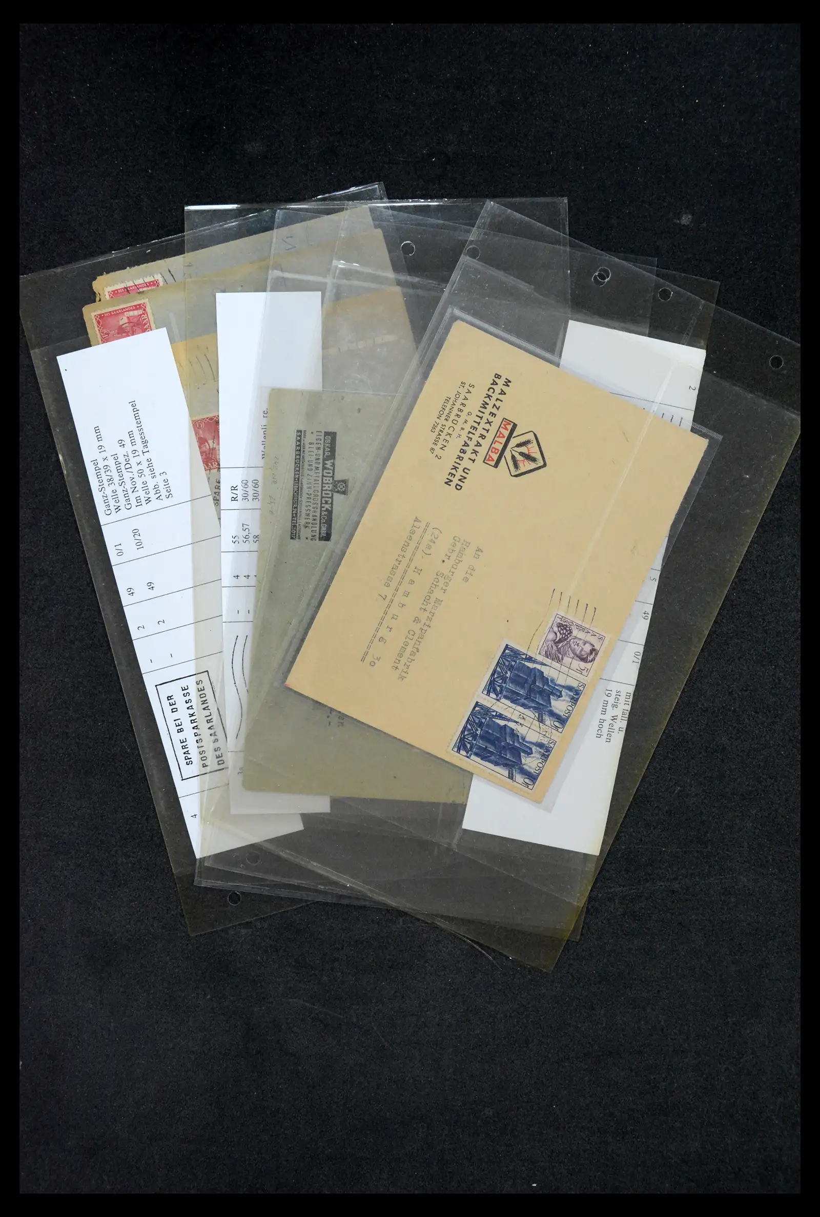 38995 0094 - Stamp collection 38995 Saarland cancellations 1870-1980.