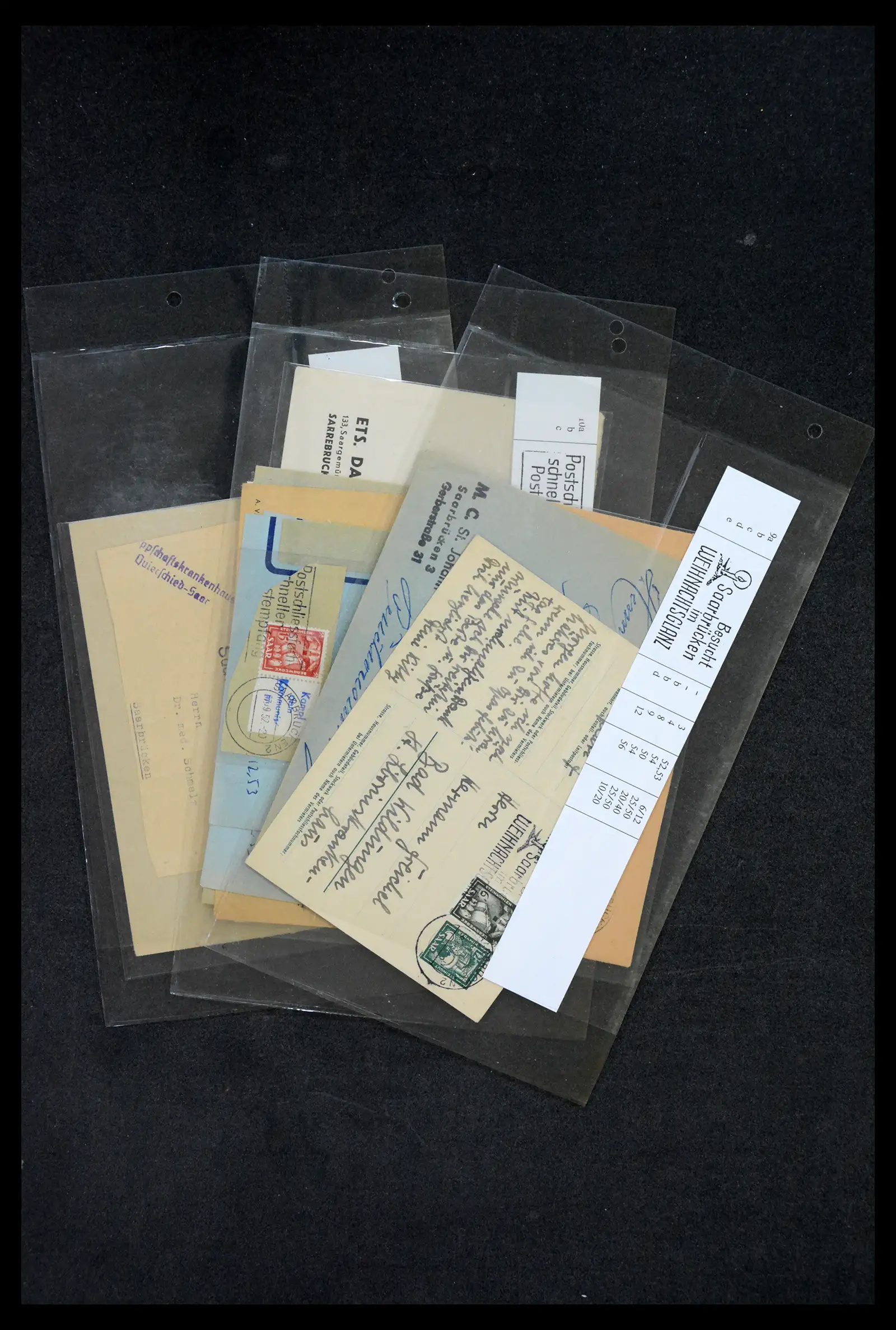 38995 0096 - Stamp collection 38995 Saarland cancellations 1870-1980.