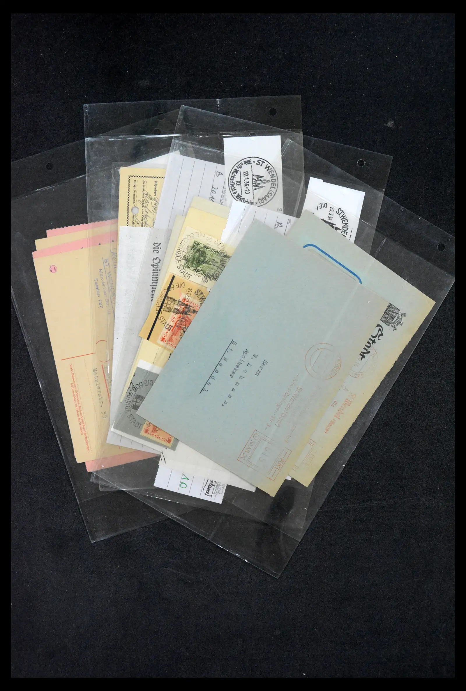 38995 0098 - Stamp collection 38995 Saarland cancellations 1870-1980.