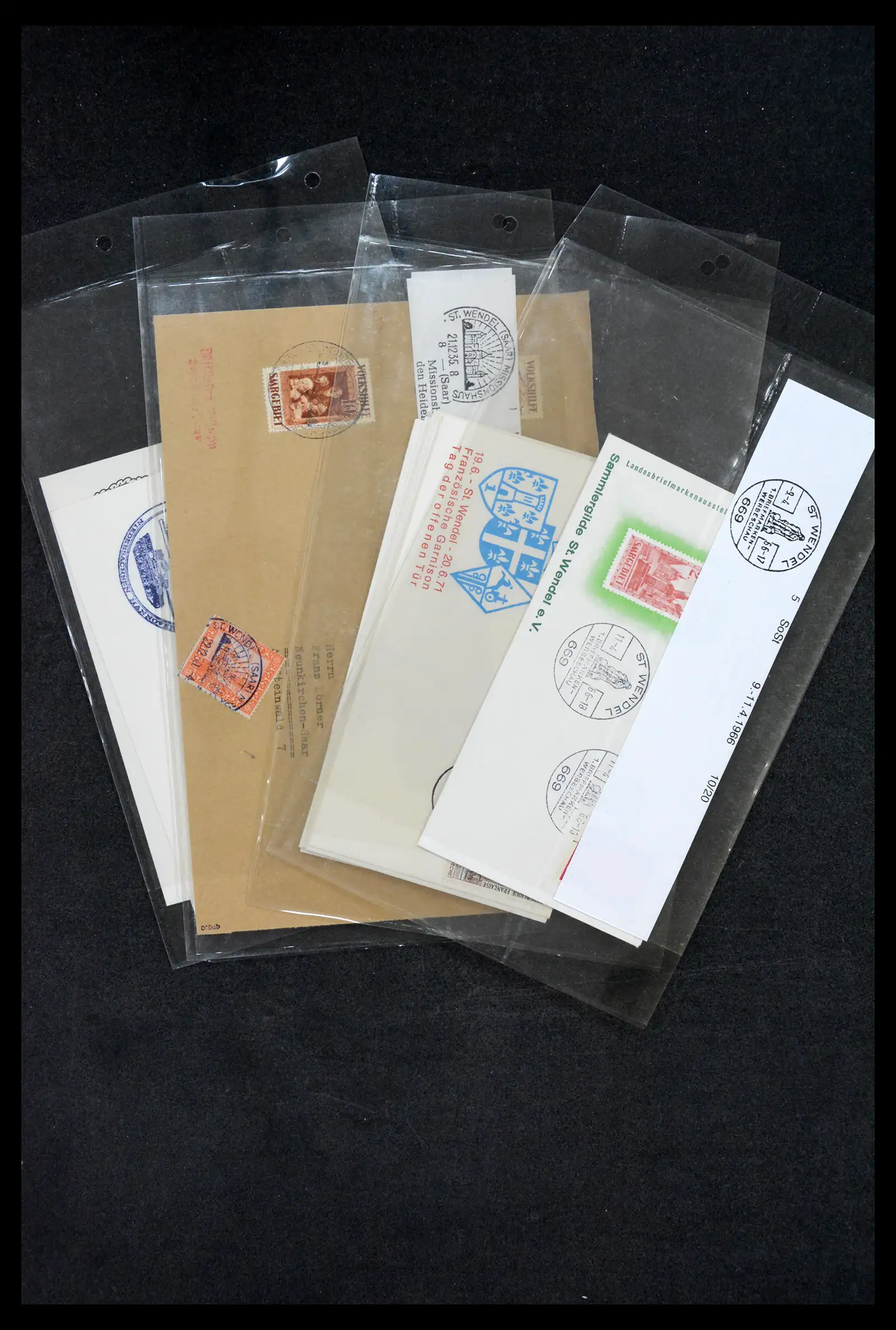 38995 0099 - Stamp collection 38995 Saarland cancellations 1870-1980.
