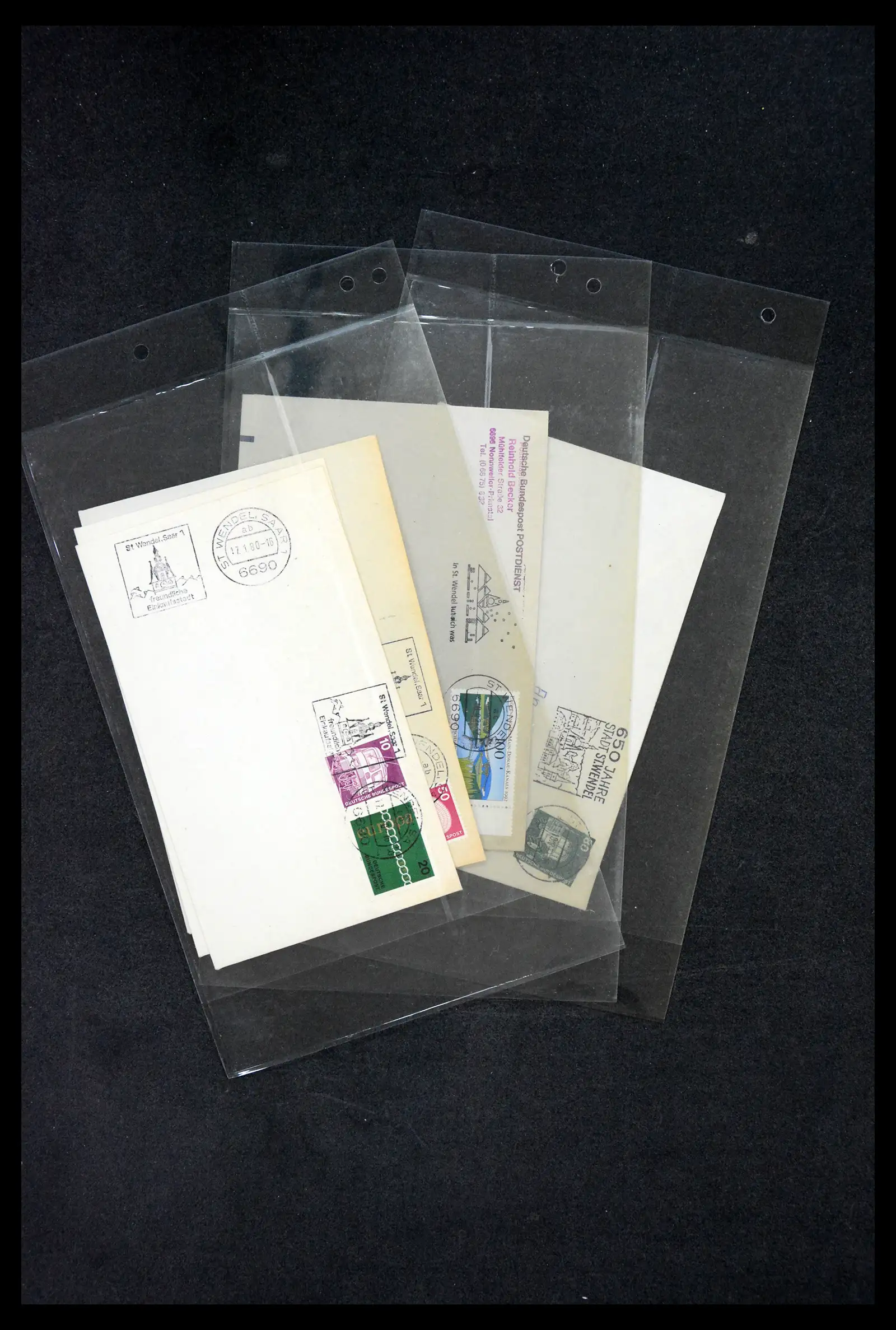 38995 0100 - Stamp collection 38995 Saarland cancellations 1870-1980.