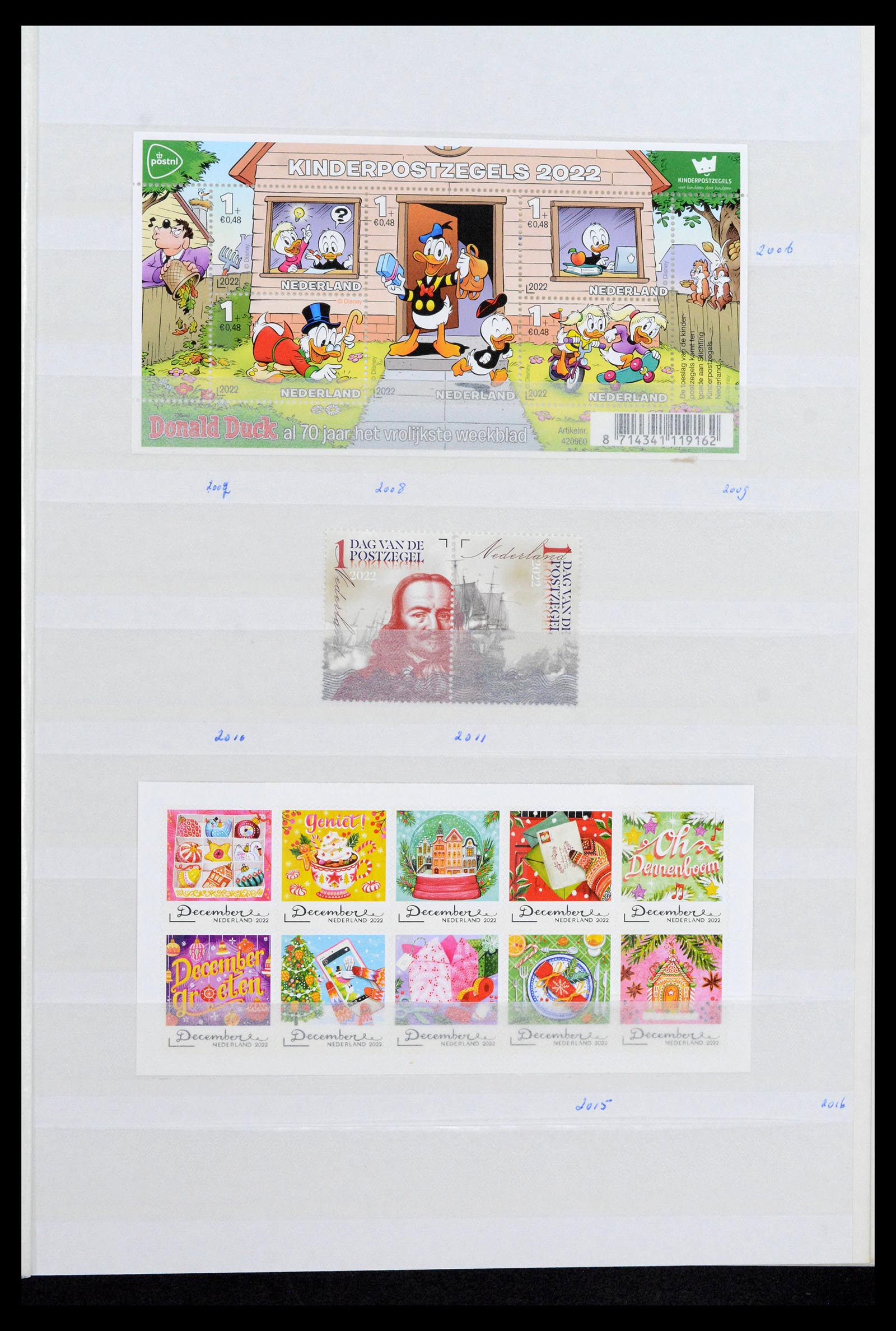 38996 0108 - Postzegelverzameling 38996 Nederland 2001-2023!