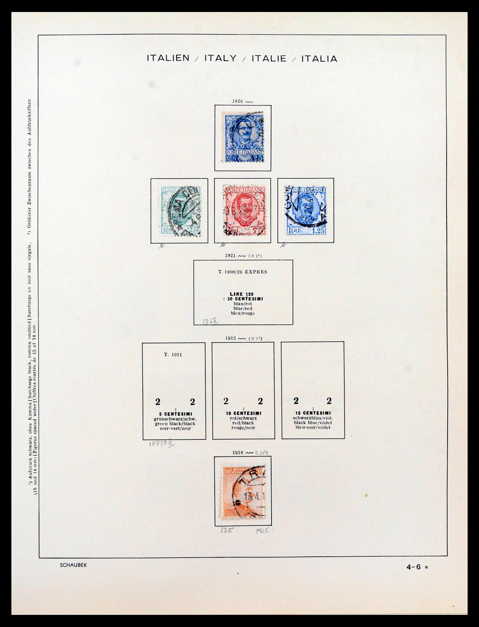 38997 0007 - Postzegelverzameling 38997 Italië 1863-1970.