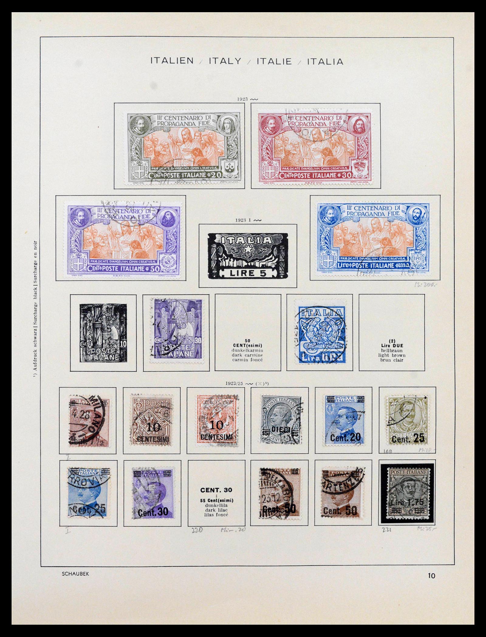 38997 0011 - Postzegelverzameling 38997 Italië 1863-1970.
