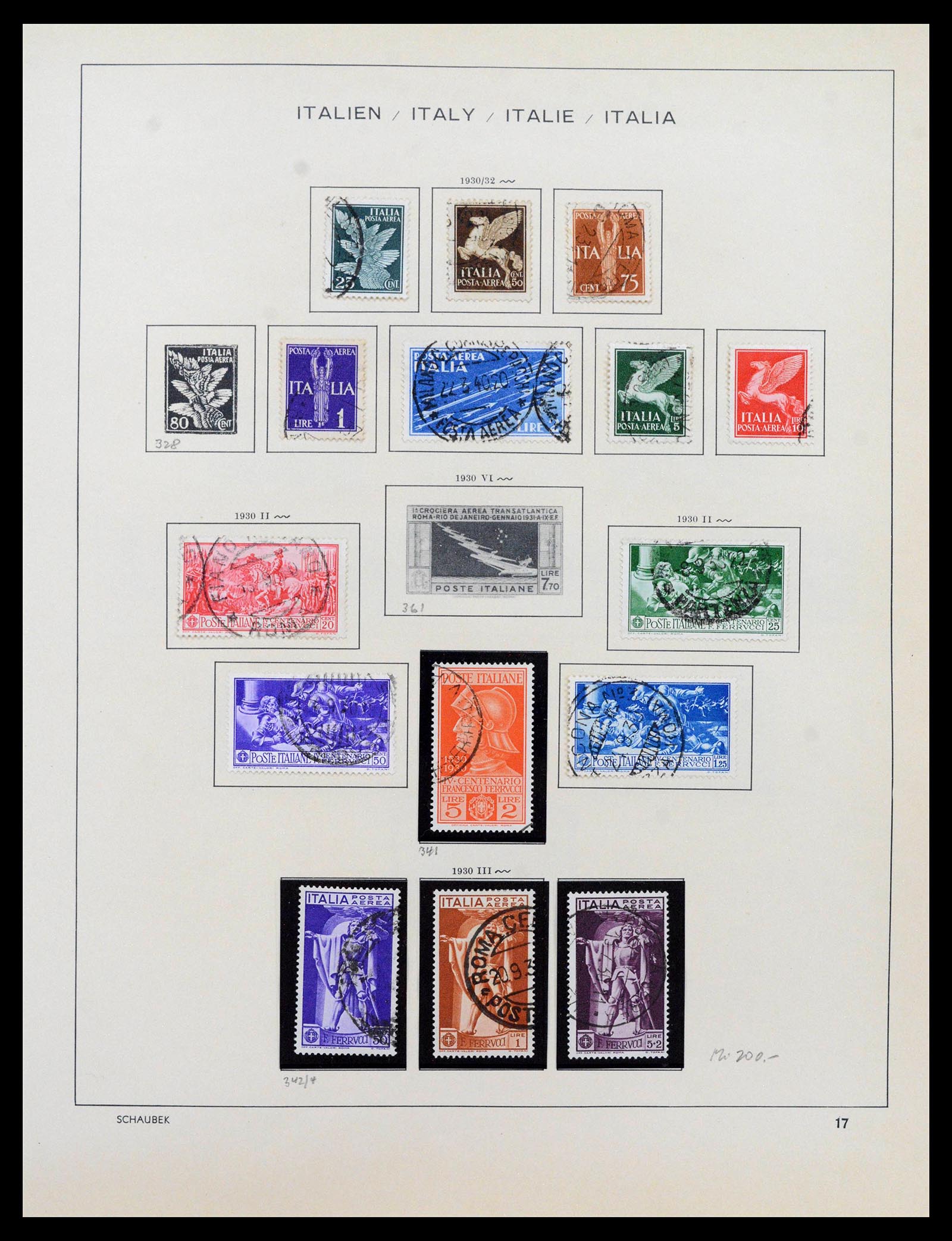 38997 0018 - Postzegelverzameling 38997 Italië 1863-1970.