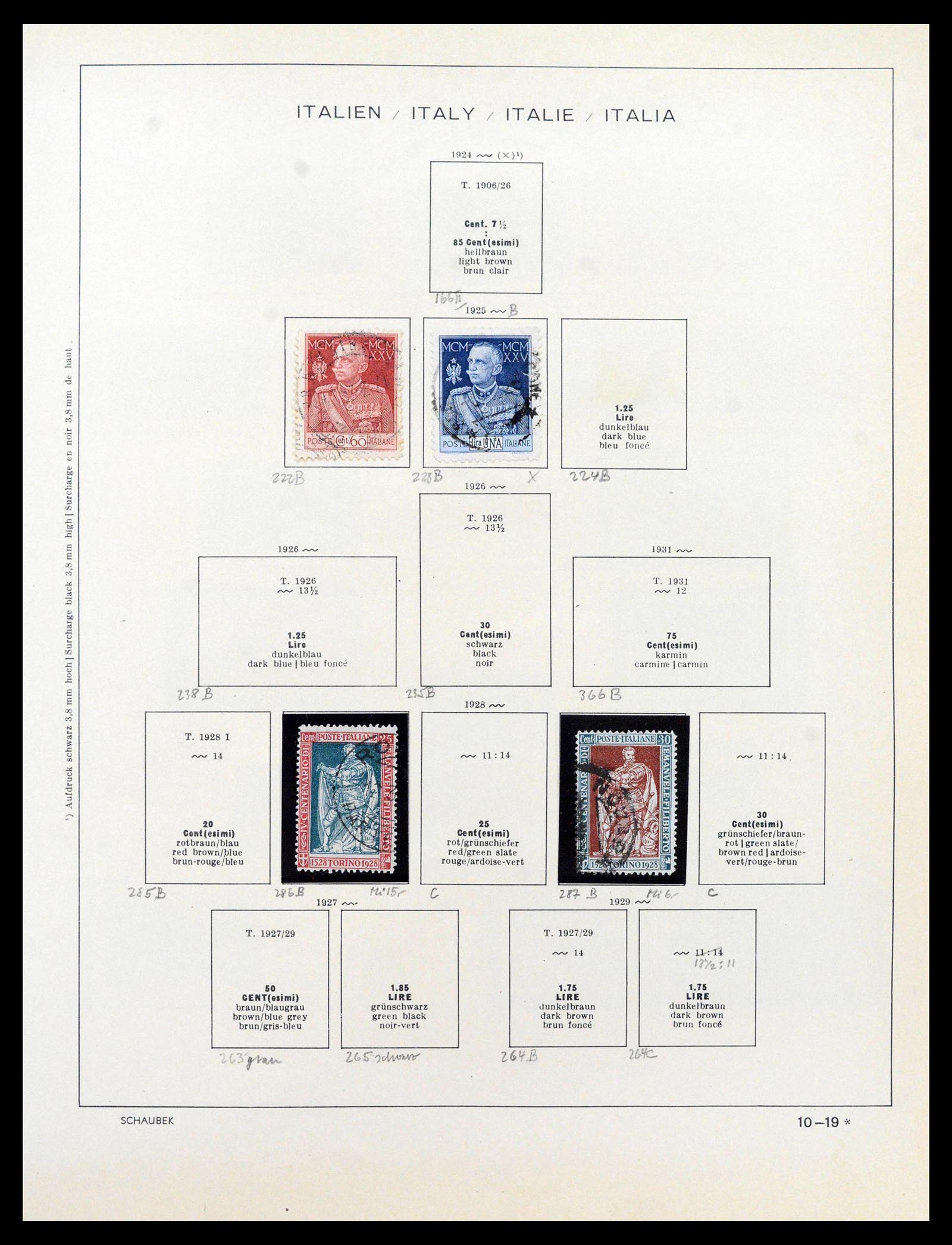 38997 0021 - Postzegelverzameling 38997 Italië 1863-1970.
