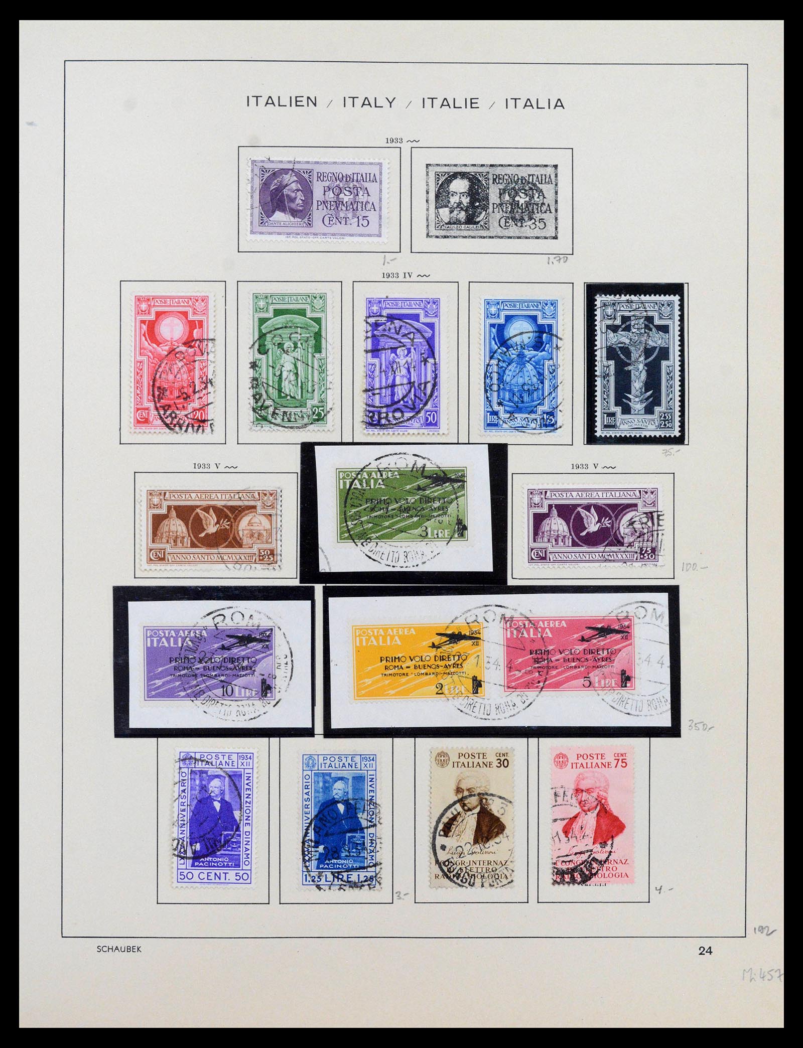 38997 0026 - Stamp collection 38997 Italy 1863-1970.