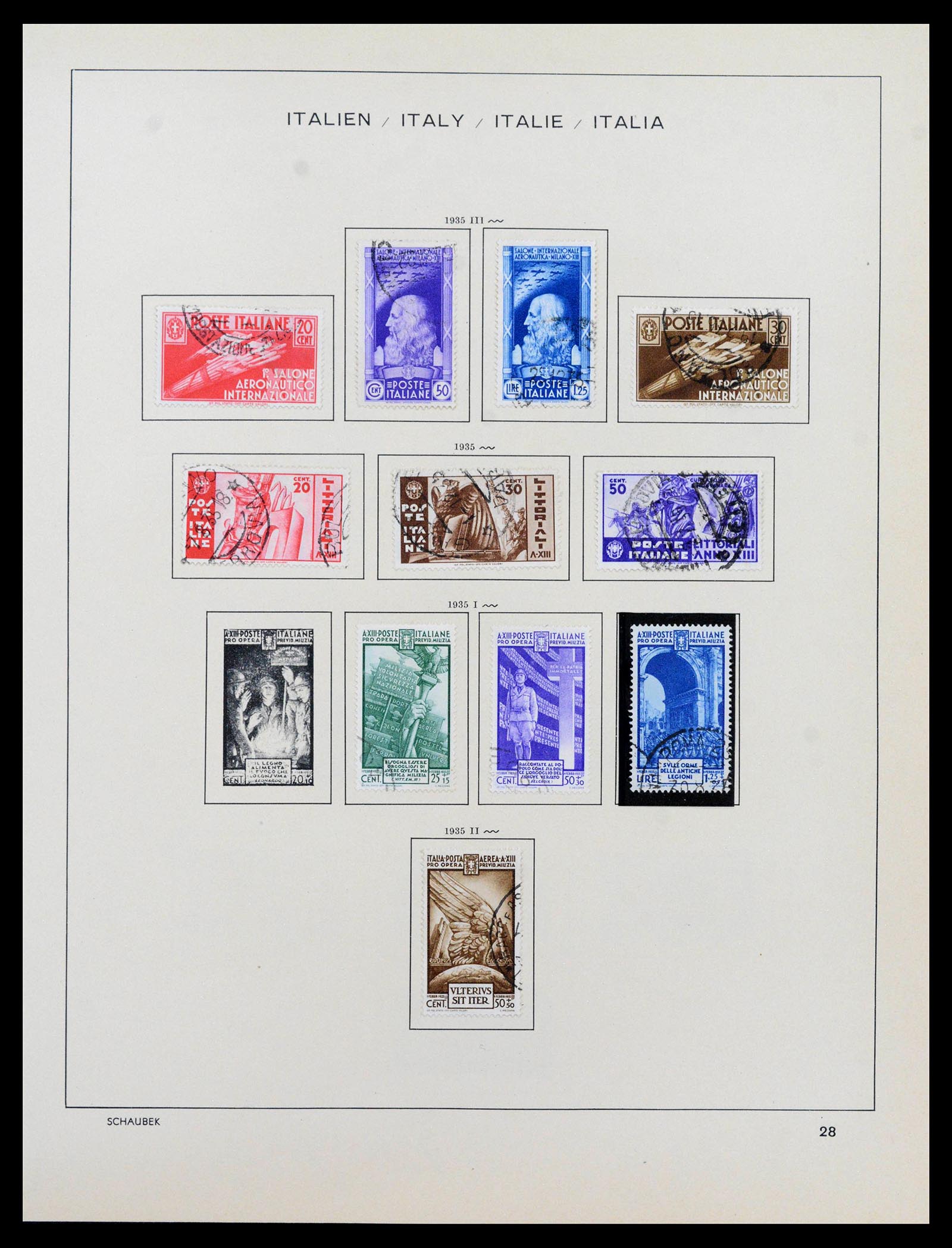 38997 0030 - Stamp collection 38997 Italy 1863-1970.