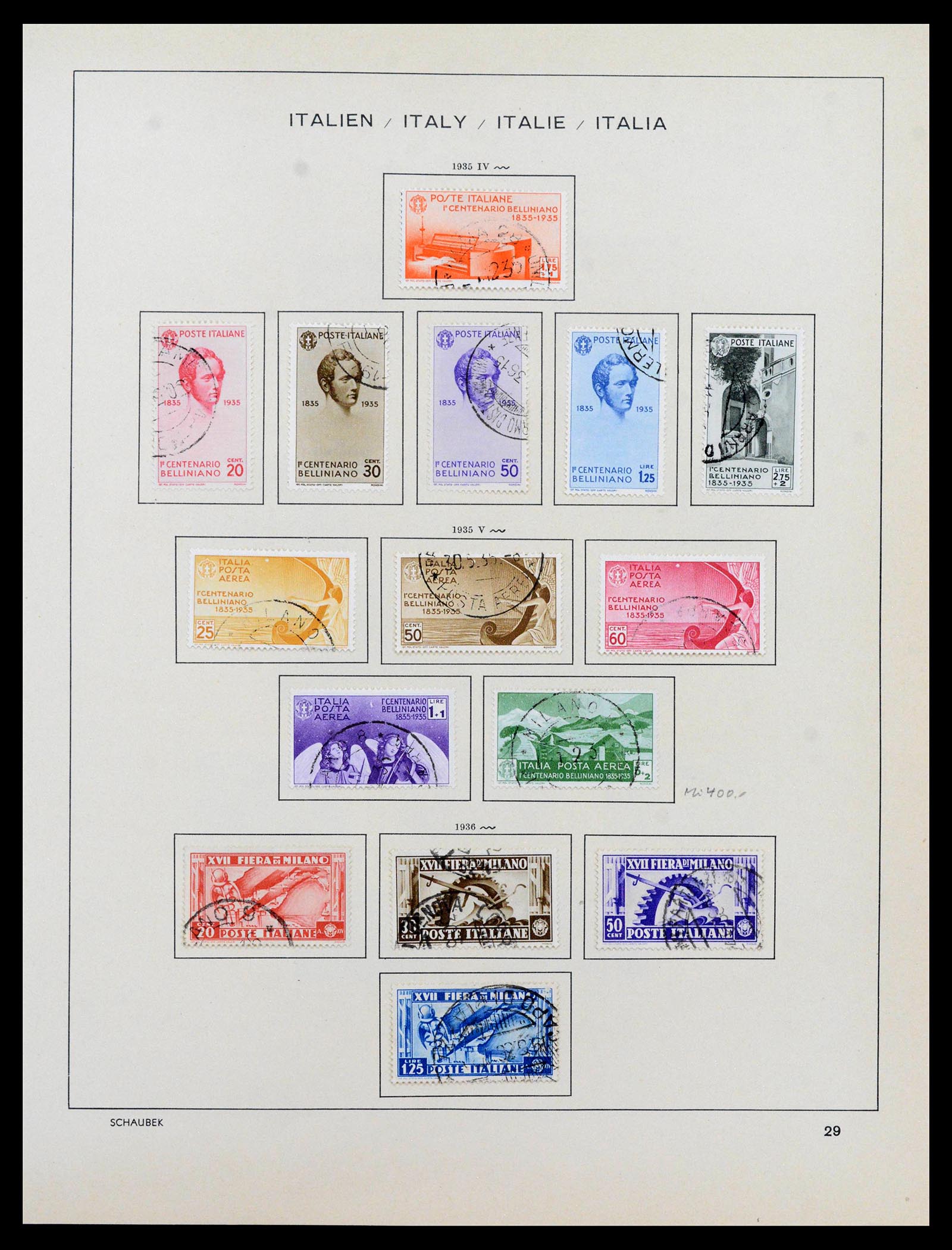 38997 0031 - Postzegelverzameling 38997 Italië 1863-1970.