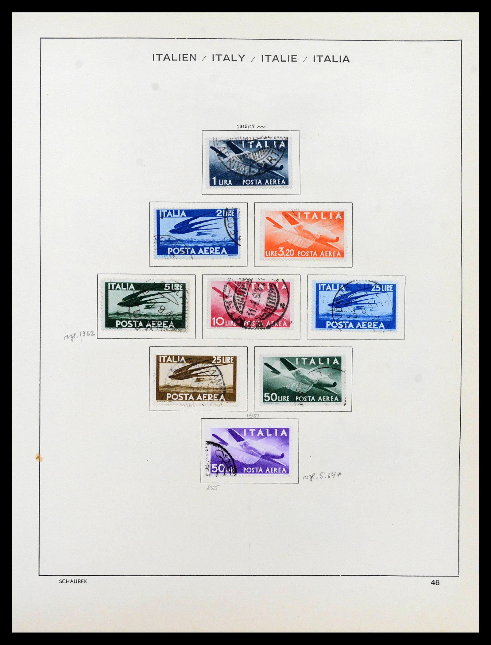 38997 0043 - Postzegelverzameling 38997 Italië 1863-1970.